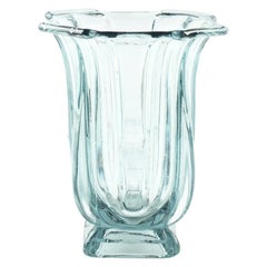 Vase en verre de style nordique, Europe du Nord, années 1950