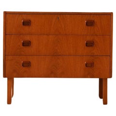 Nordic teak chest of drawers