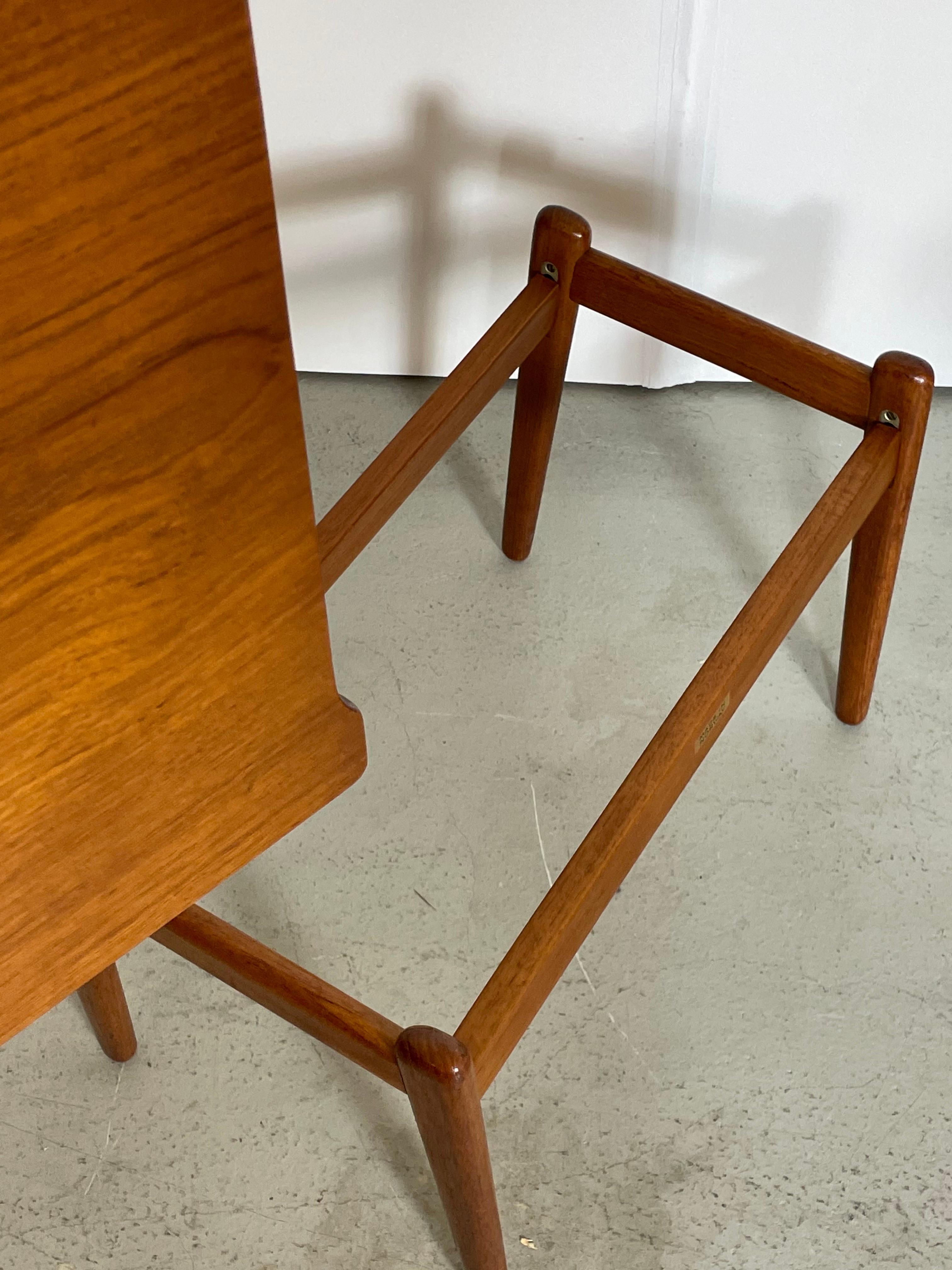 Nordic Teak Easy Chair by Fredrik A. Kayser 1950s For Sale 10