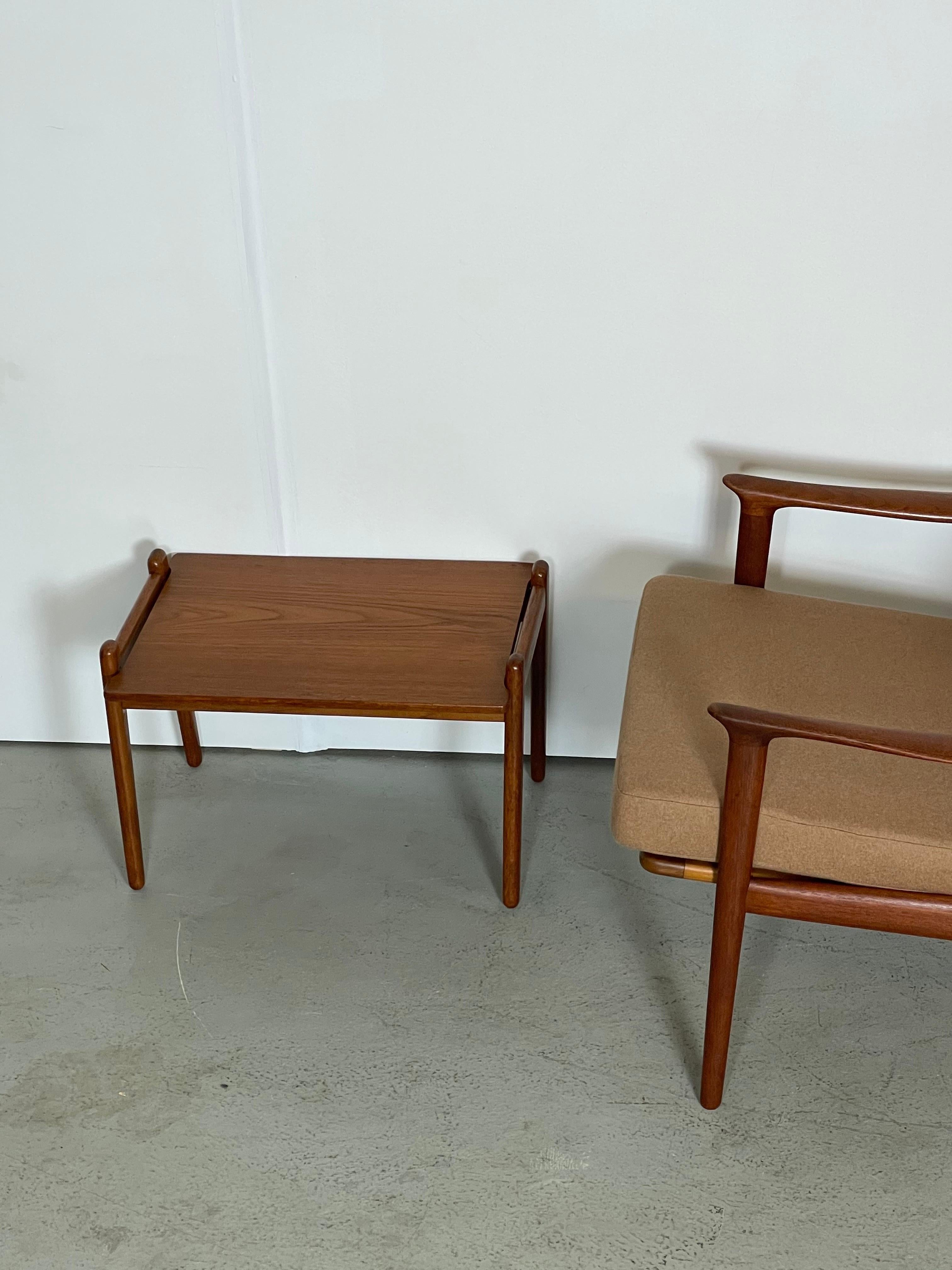 Nordic Teak Easy Chair by Fredrik A. Kayser 1950s For Sale 11