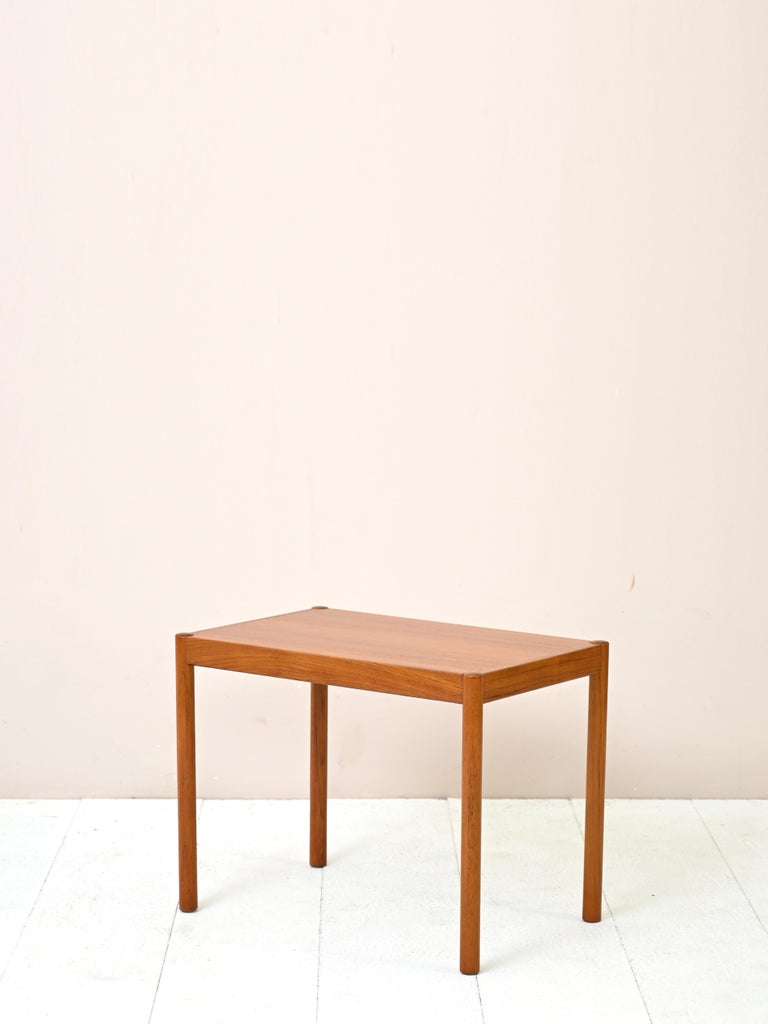 Nordic Vintage Wooden Coffee Table For Sale at 1stDibs