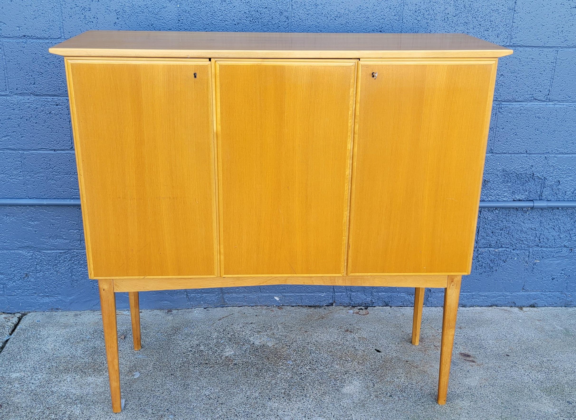 Swedish Nordiska Danish Modern Cabinet Attributed to Carl-Axel Acking  For Sale