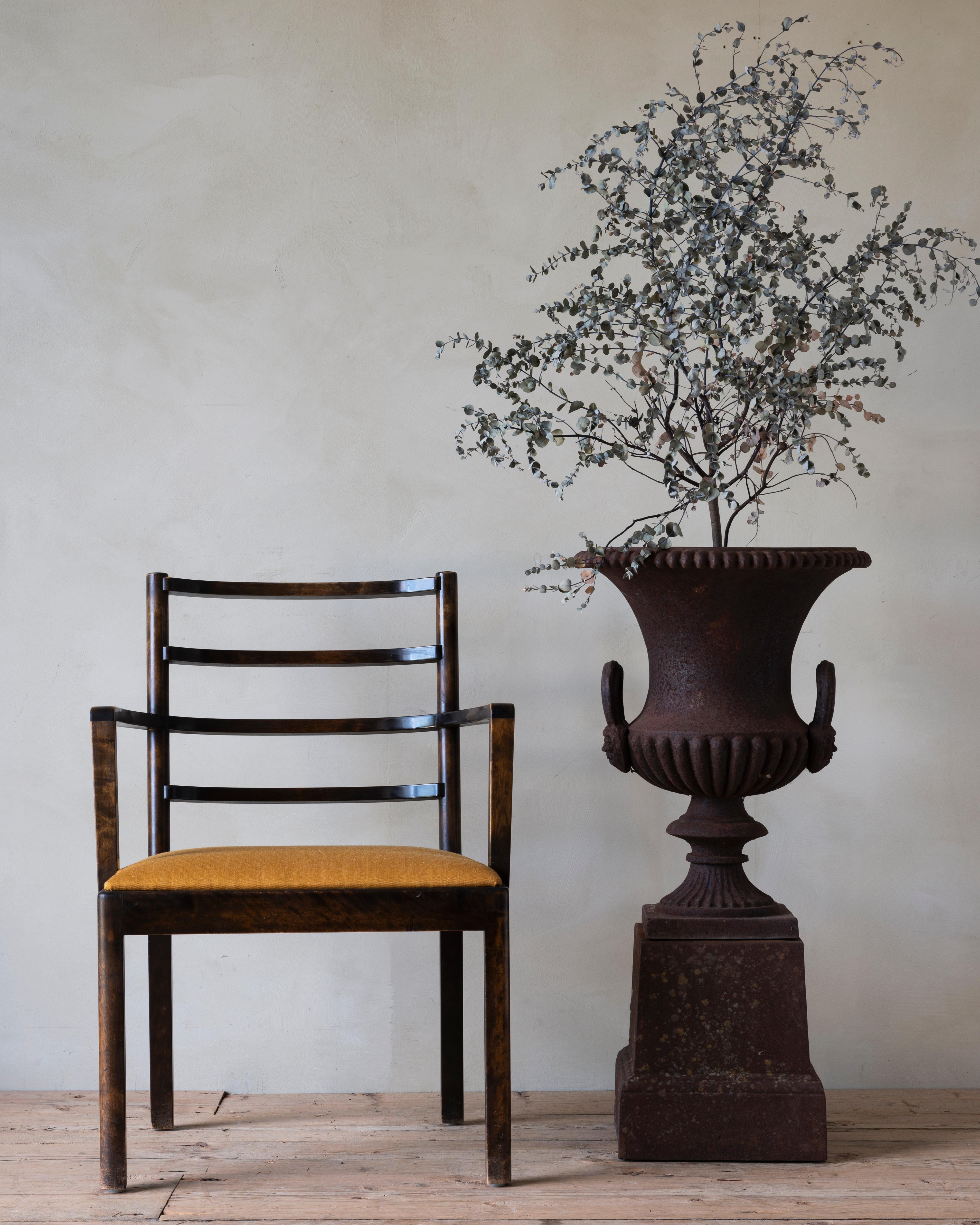 Fine armchair by Nordiska Kompaniet, Sweden ca 1930s. 
