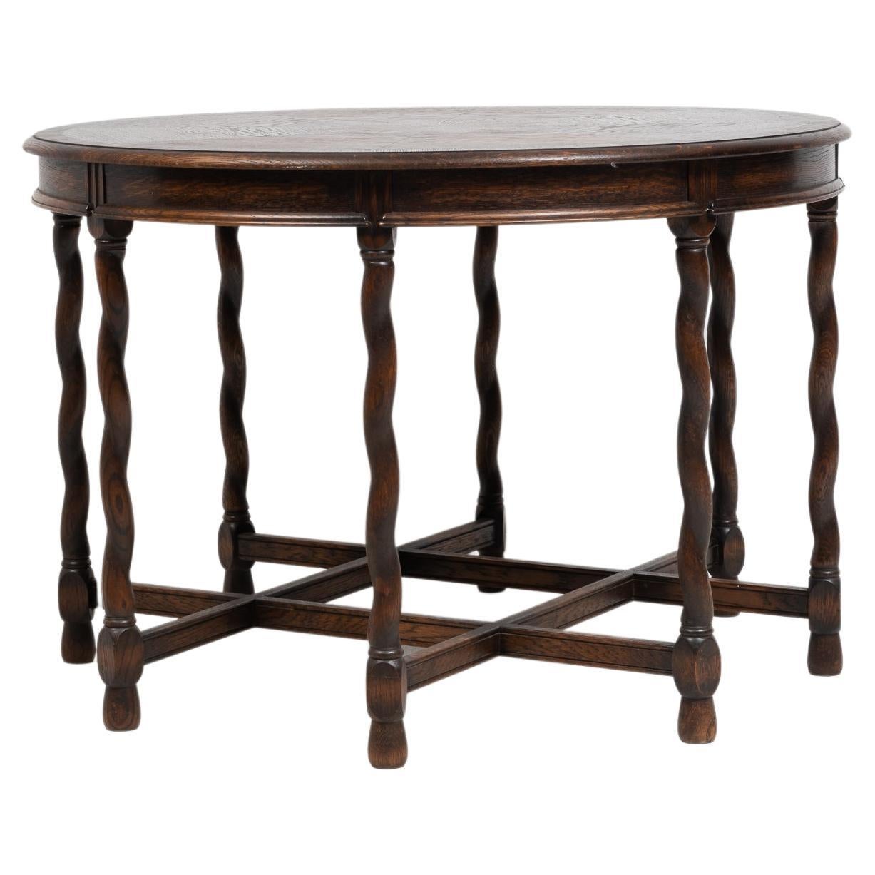 Nordiska Kompaniet "Baldwin" Centre Oak Table