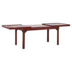 Mesa de centro extensible Nordiska Kompaniet de caoba, Suecia Década de 1940