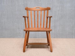 Nordiska Kompaniet 'Hytte' Armchair in Solid Pine, Swedish Modern, 1940s
