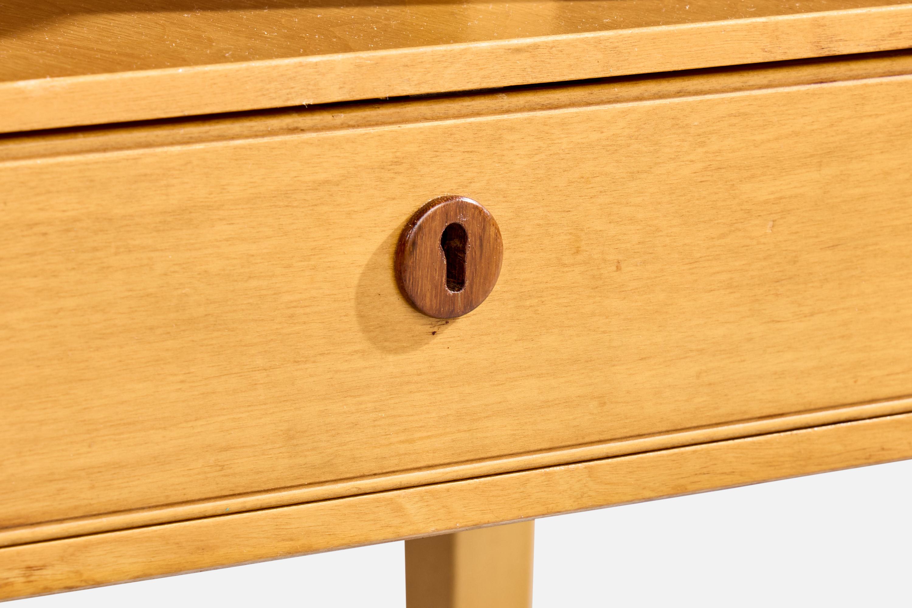Nordiska Kompaniet, Nighstands, Elm, Sweden, 1950s in vendita 4