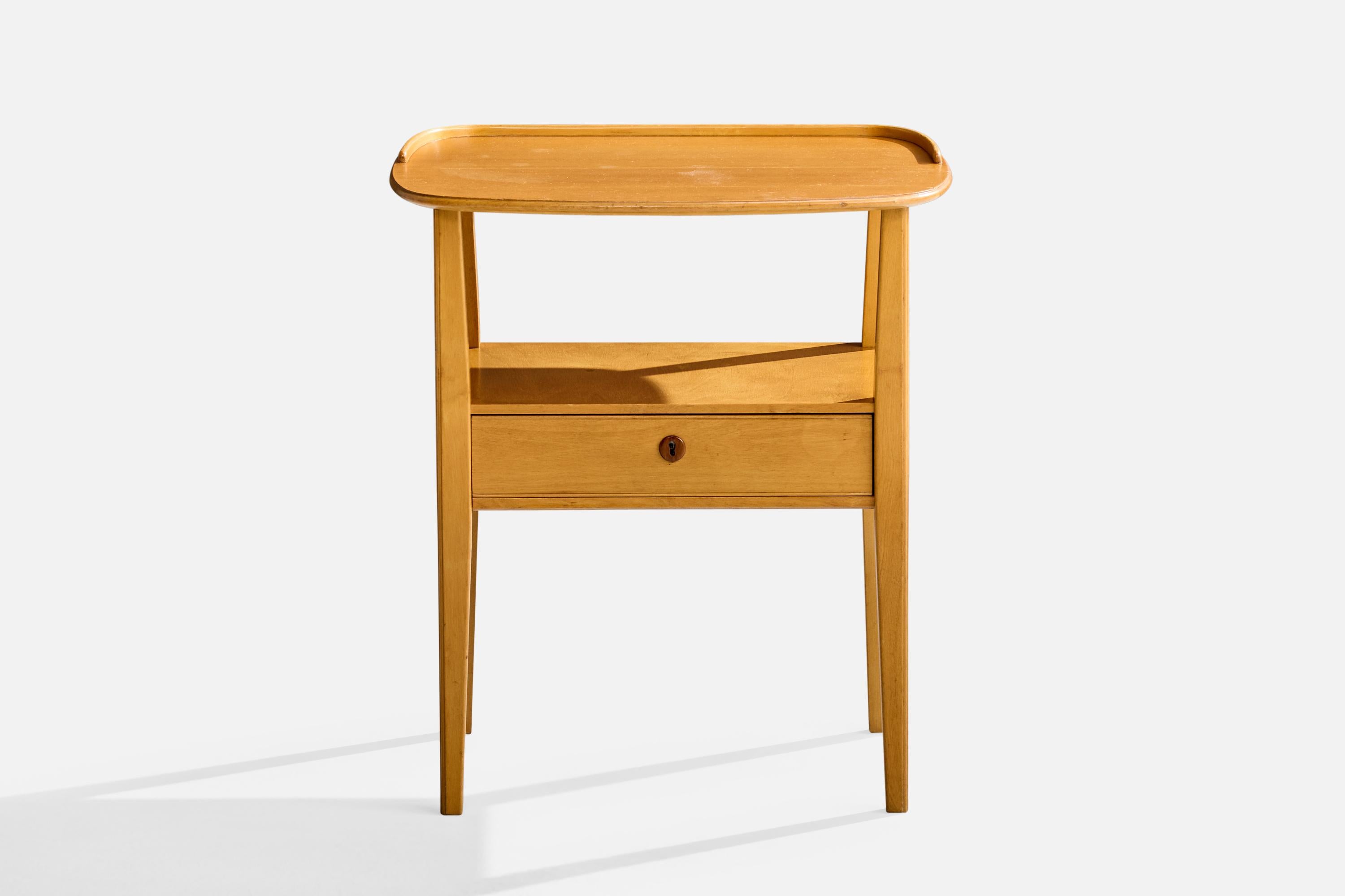Nordiska Kompaniet, Nighstands, Elm, Sweden, 1950s In condizioni buone in vendita a High Point, NC