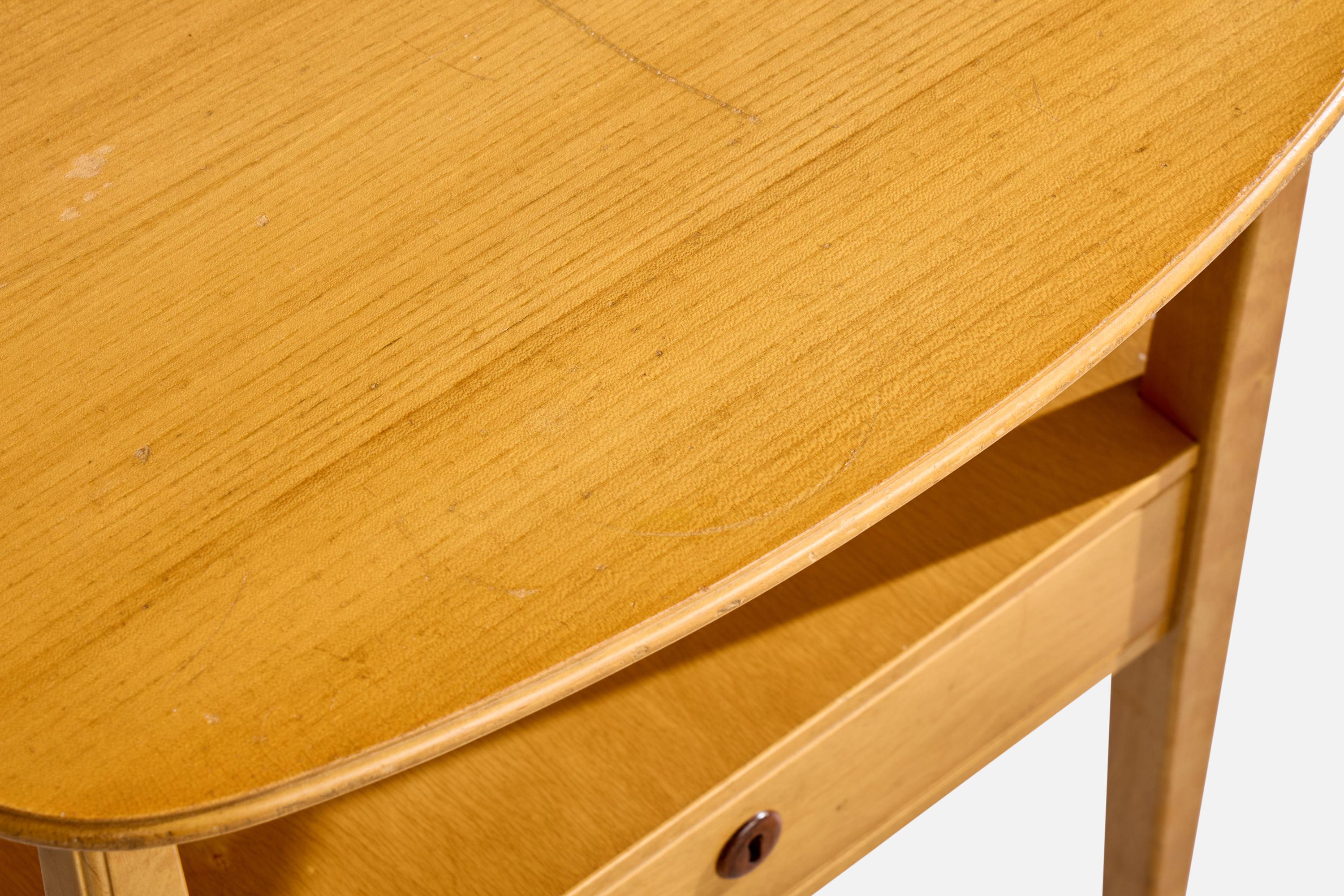 Nordiska Kompaniet, Nighstands, Elm, Sweden, 1950s in vendita 2