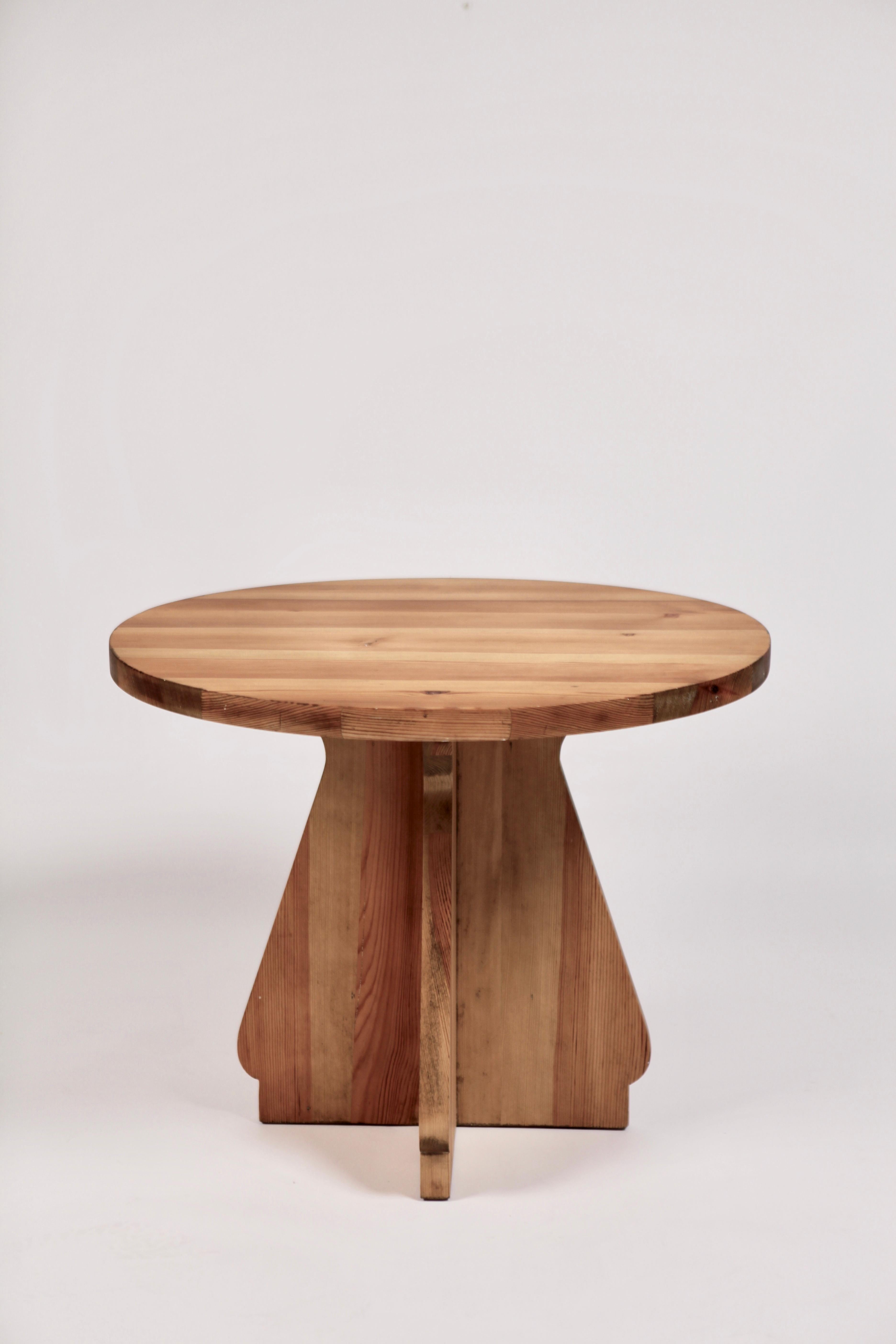 Scandinavian Modern Nordiska Kompaniet, Pine Table, Attributed to Axel Einar Hjorth, Sweden, 1940s