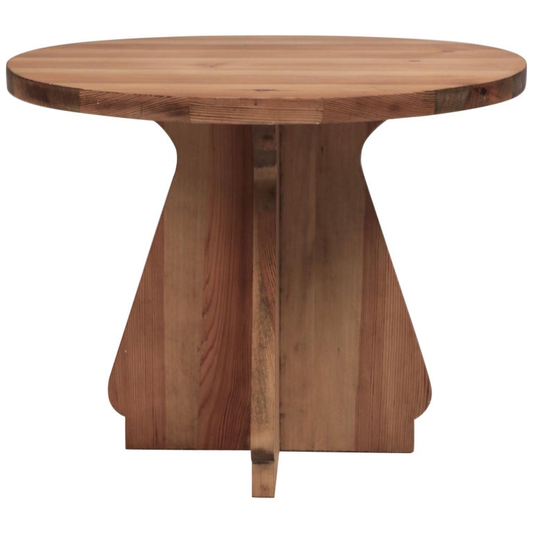 Nordiska Kompaniet pine table, attributed to Axel Einar Hjorth, 1940s, offered by Fuchs Interiors OHG