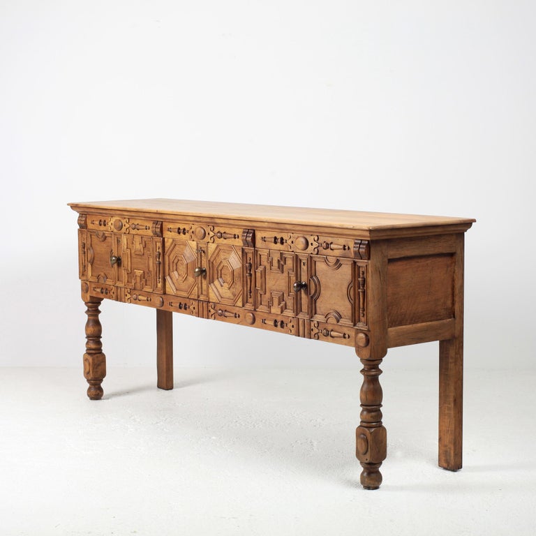 Nordiska Kompaniet Solid Wood Credenza Sweden 1930 At 1stdibs