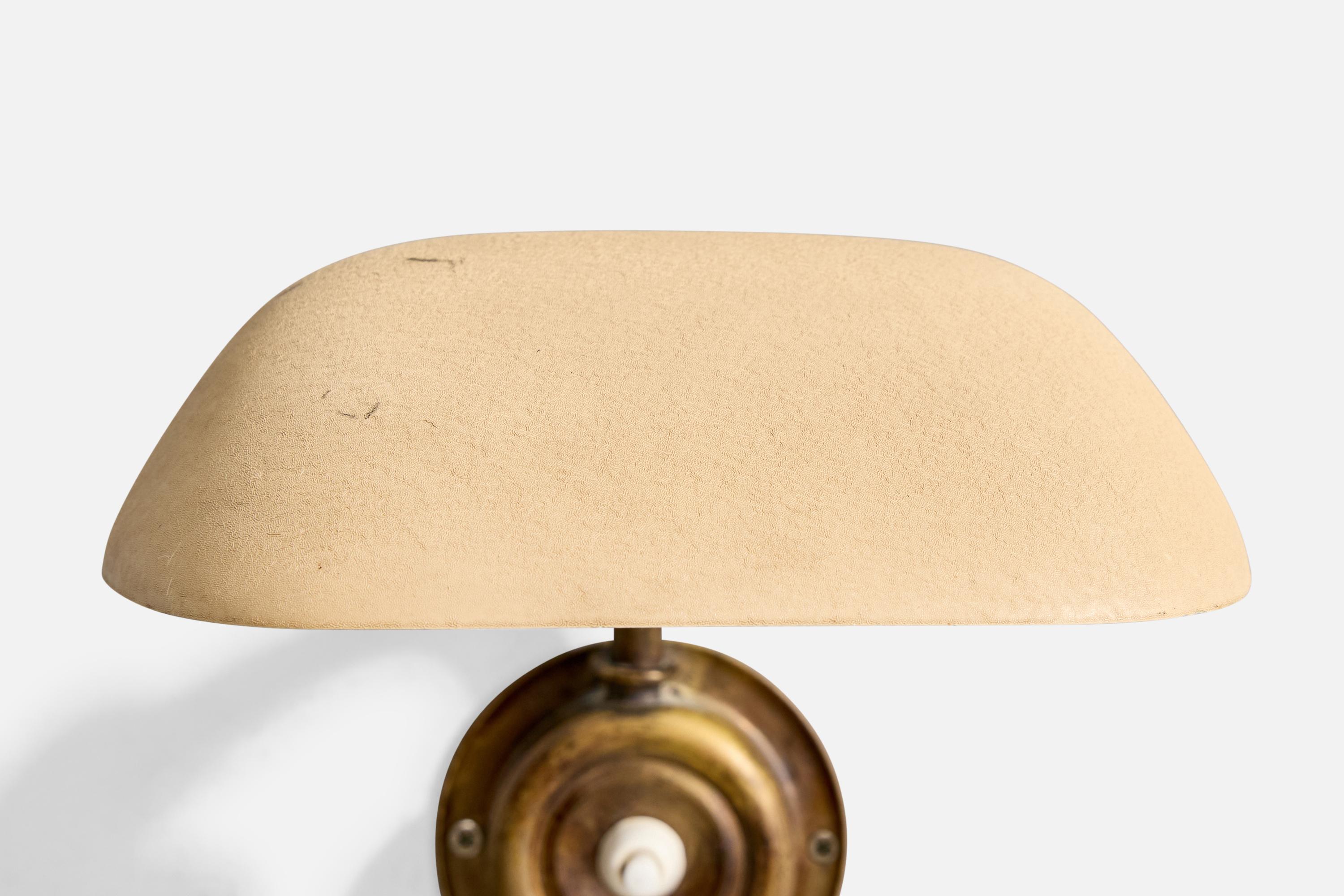 Métal Nordiska Kompaniet, Wall Light, laiton, métal, Suède, années 1940 en vente