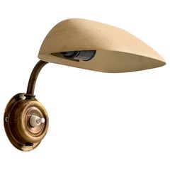 Nordiska Kompaniet, Wall Light, laiton, métal, Suède, années 1940