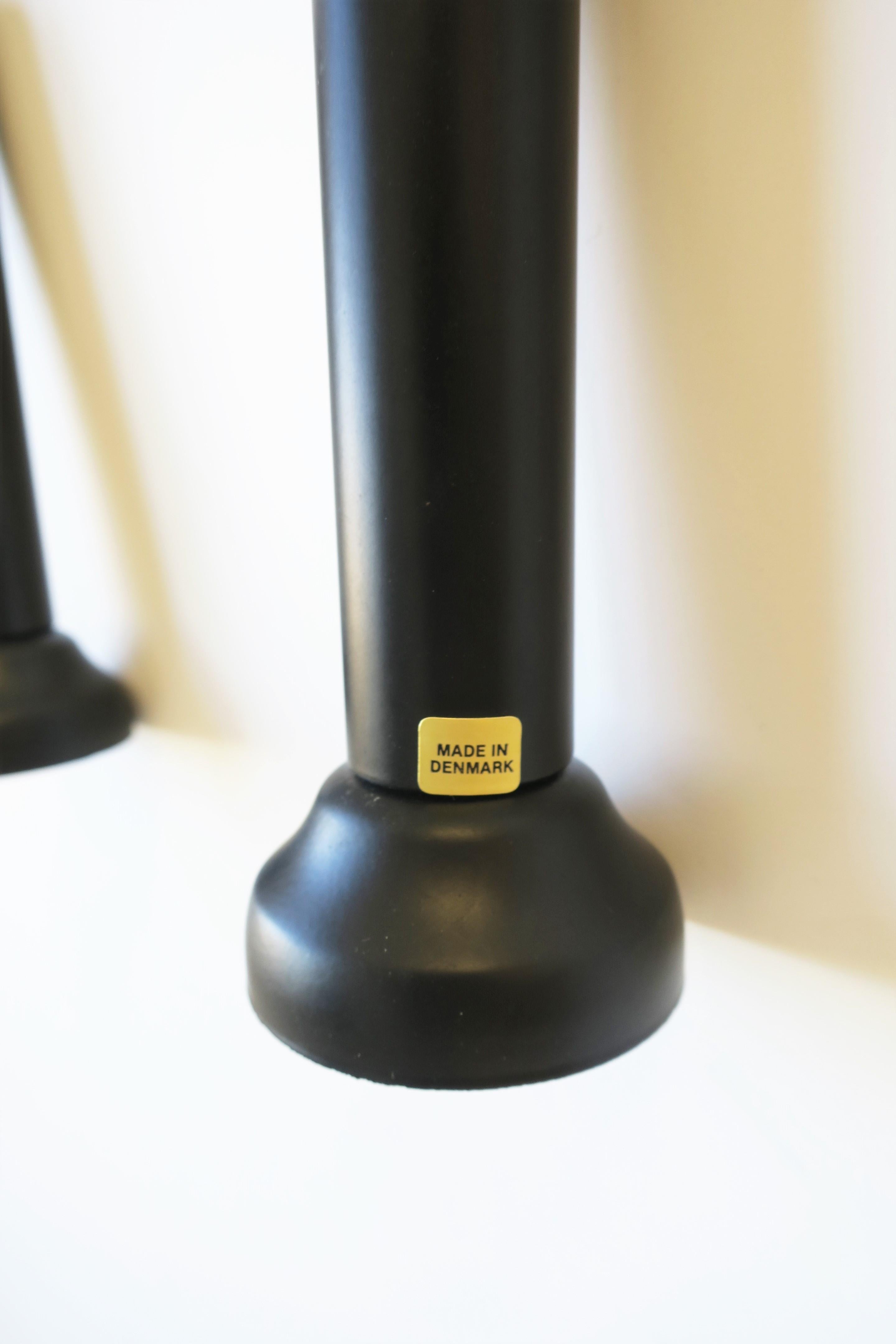 Scandinavian Danish Postmodern Black Pendant Lights by NordLux, Set of 3 For Sale 4