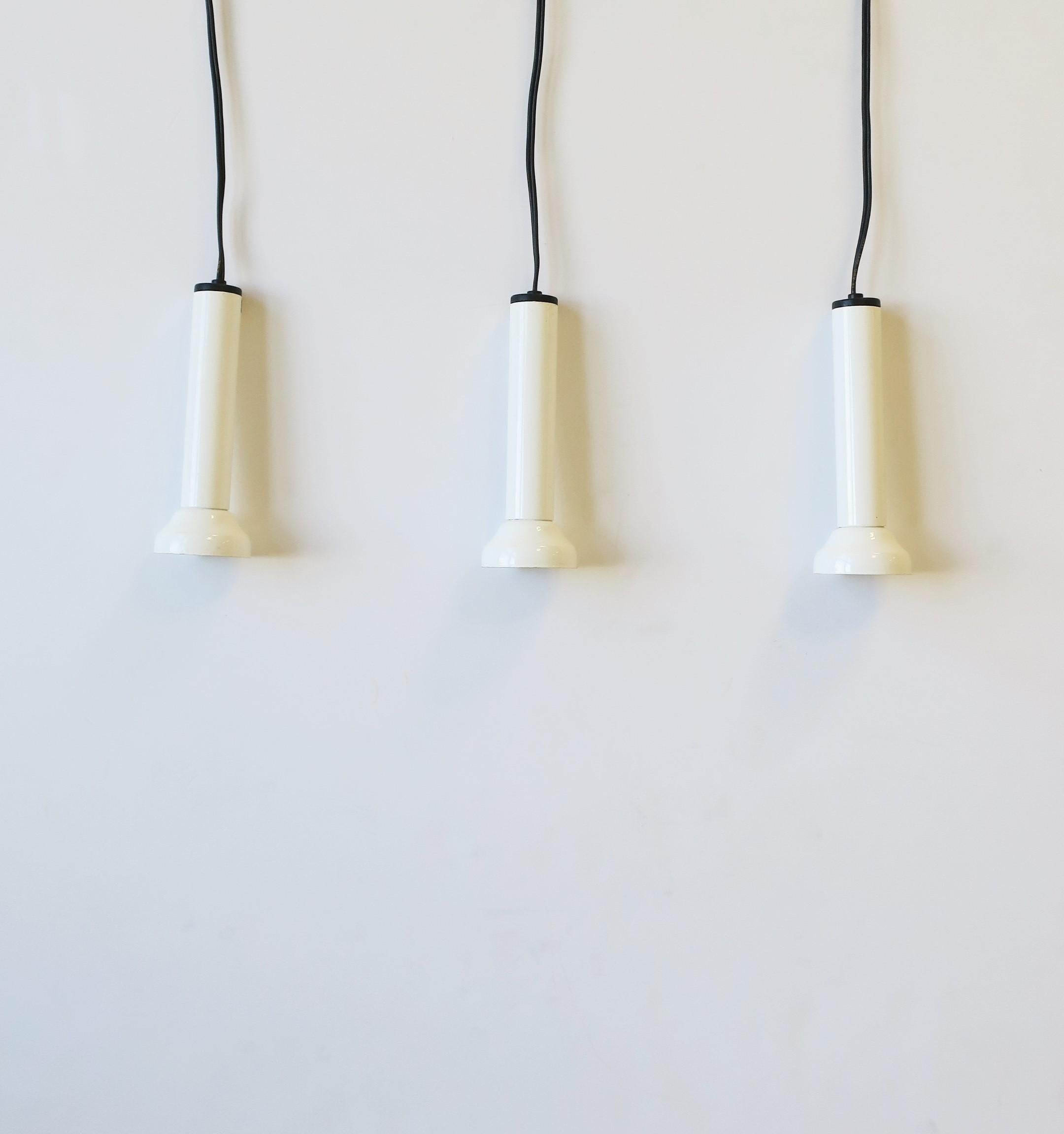 Post-Modern Scandinavian Danish Postmodern White Pendant Lights by NordLux, Set of 3 For Sale
