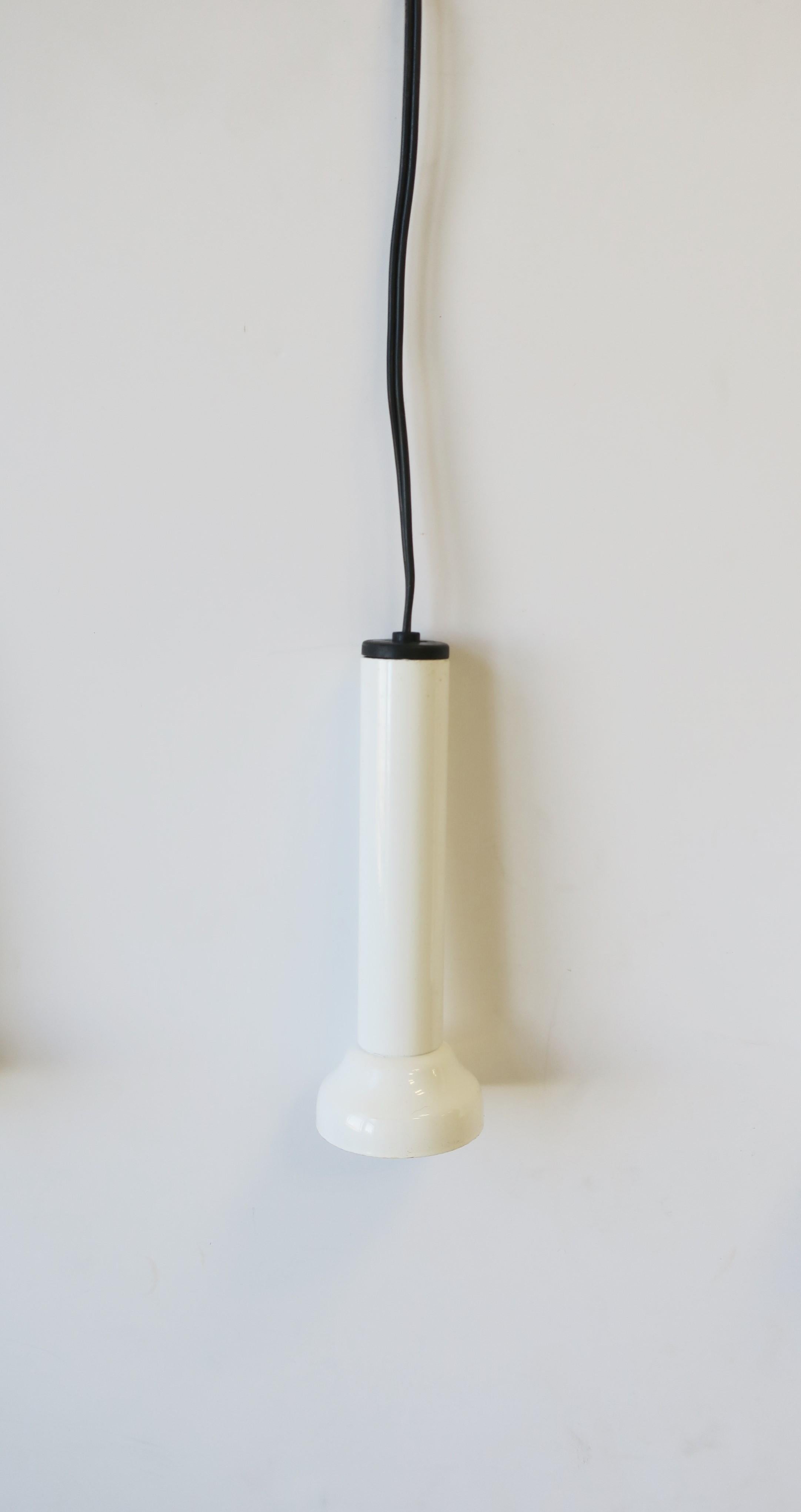 Scandinavian Danish Postmodern White Pendant Lights by NordLux, Set of 3 For Sale 1