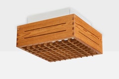 Nordlux, Flush Mount, Kiefer, Metall, Schweden, 1980er