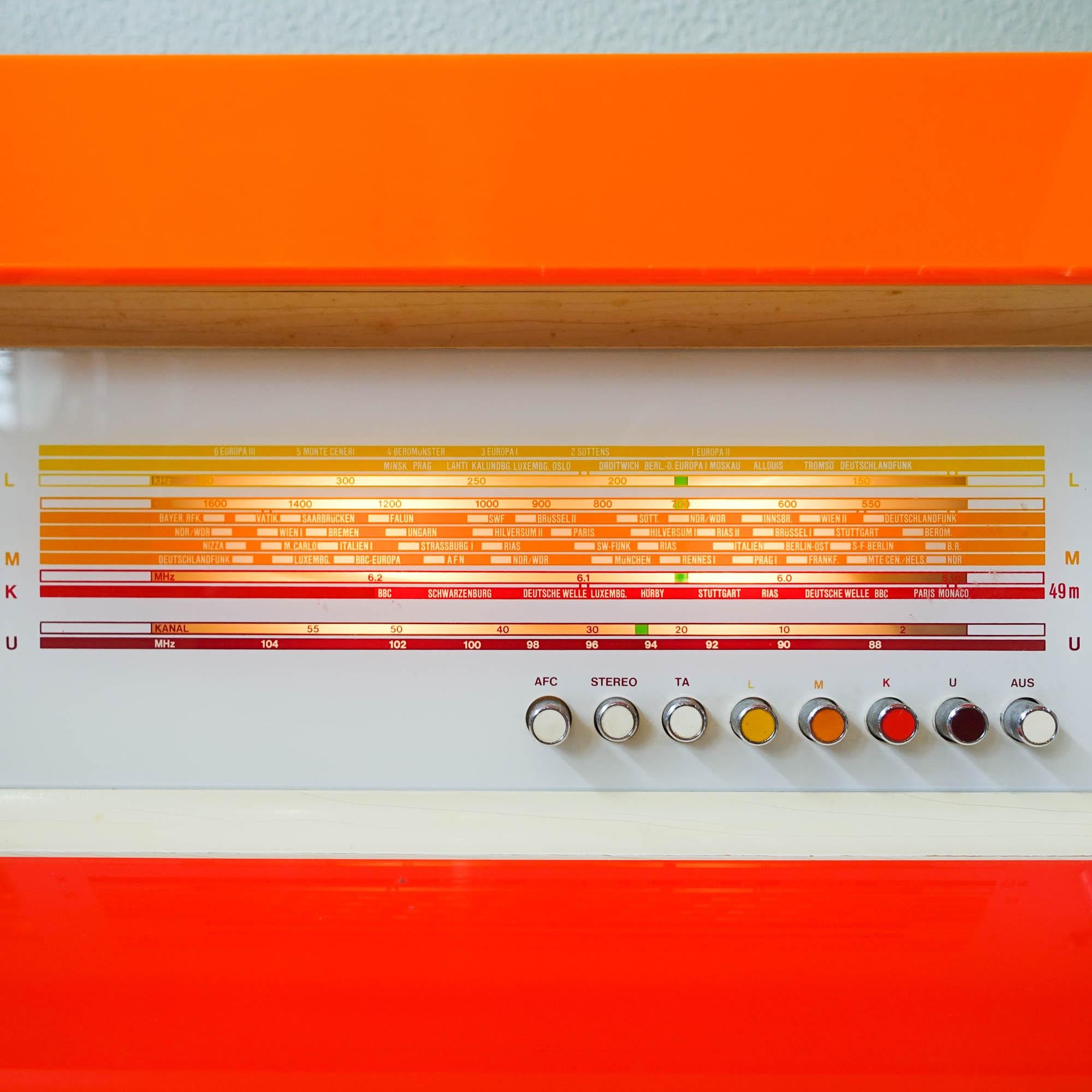 Mid-Century Modern Nordmende Spectra Futura Stereo System, 1968