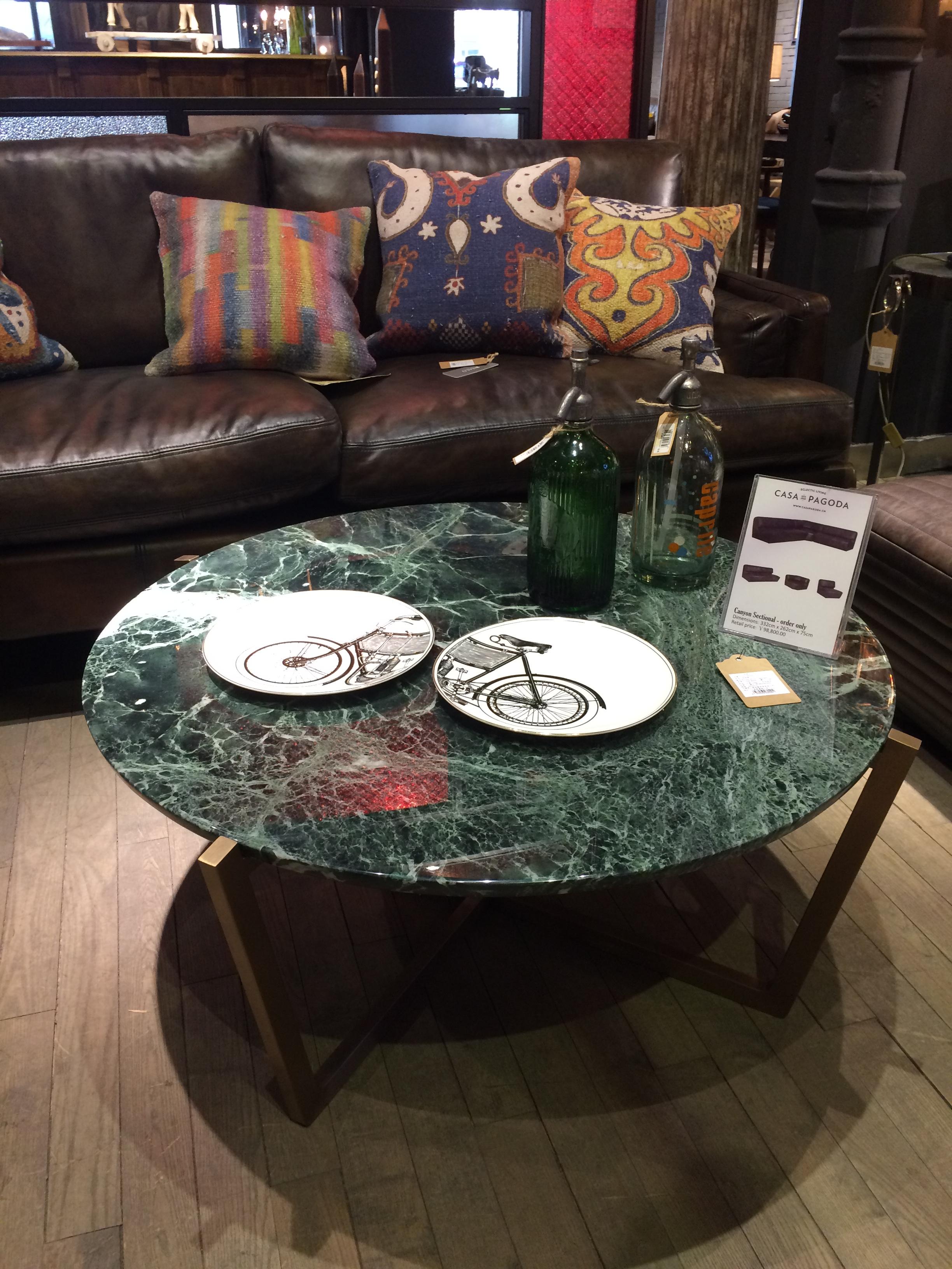 NORDST EMMA Coffee Table, Italian Grey Rain Marble, Danish Modern Design, New For Sale 3