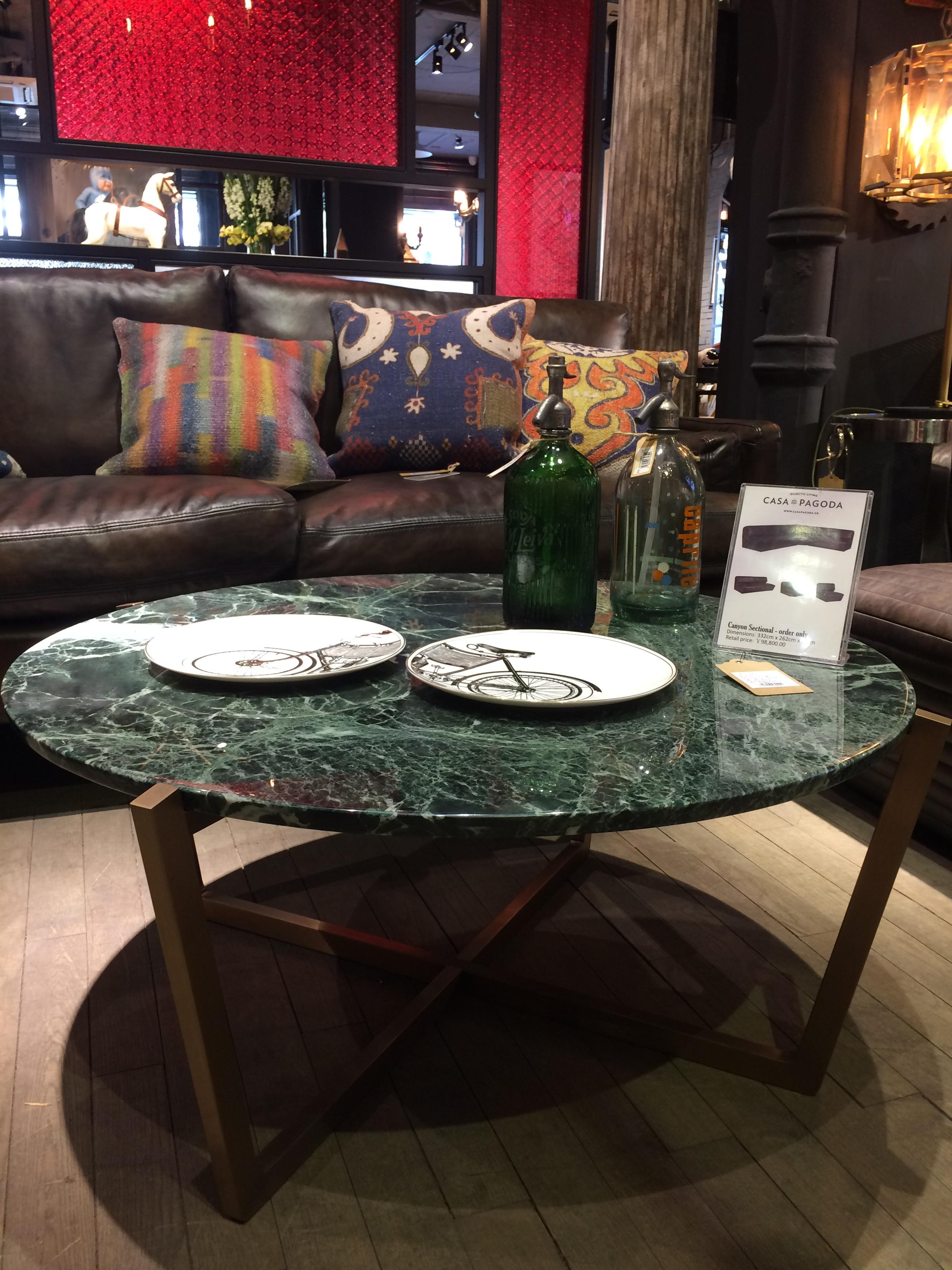 NORDST EMMA Coffee Table, Italian Grey Rain Marble, Danish Modern Design, New For Sale 4