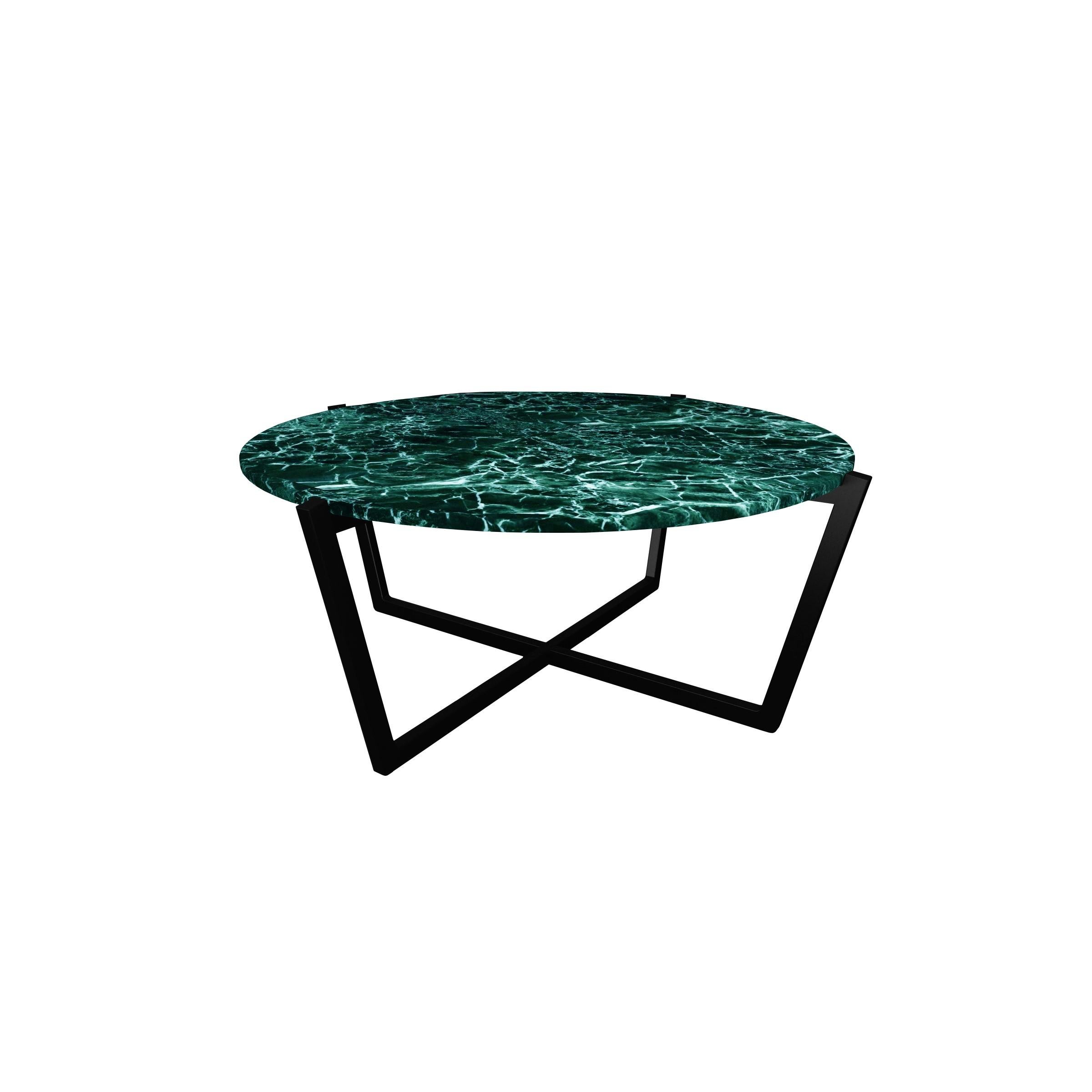 𝗣𝗿𝗼𝗱𝘂𝗰𝘁 𝗗𝗲𝘁𝗮𝗶𝗹𝘀:
NORDST EMMA Coffee Round Table from Italian Grey Rain Marble, Danish Modern Design, New

Cross-style frame going up to the tabletop in four straight points, revealing the beautiful carefully chosen marble piece that