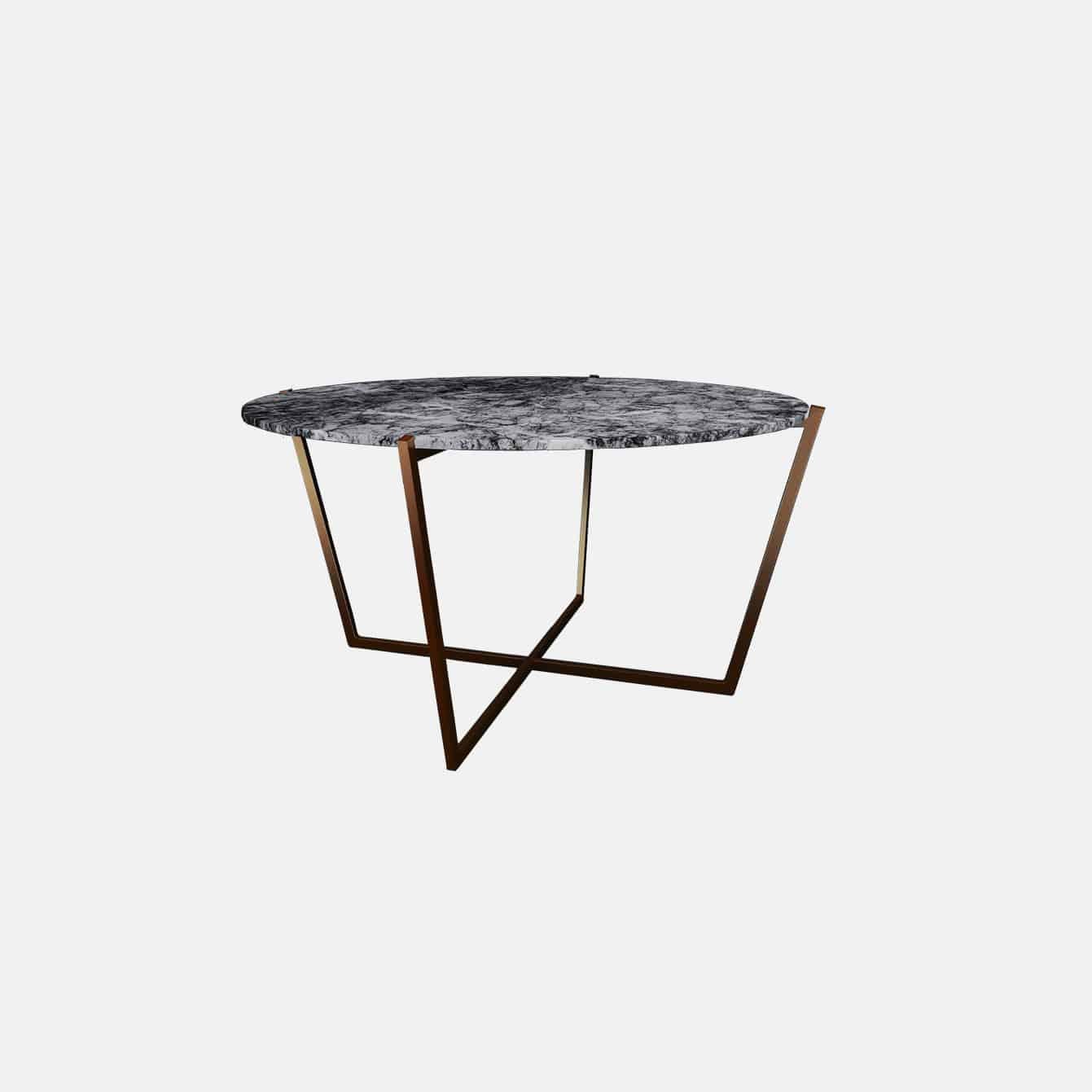 Chinese NORDST EMMA Dining Table, Italian Black Eagle Marble, Danish Modern Design, New For Sale