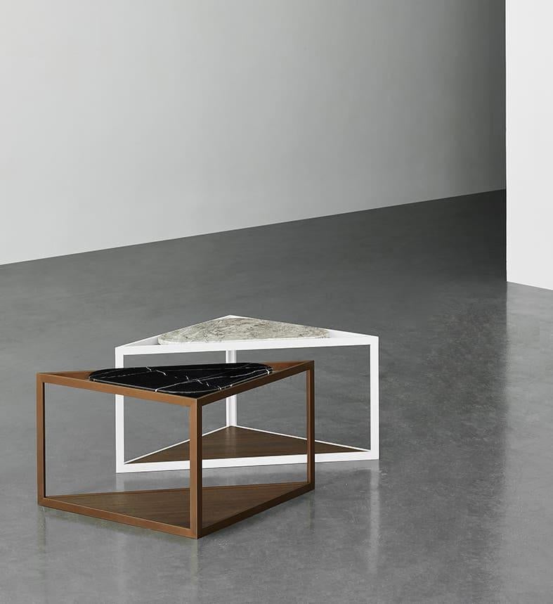 Contemporary NORDST GAARD Coffee Table, Italian Black Eagle Marble, Danish Modern Design, New For Sale