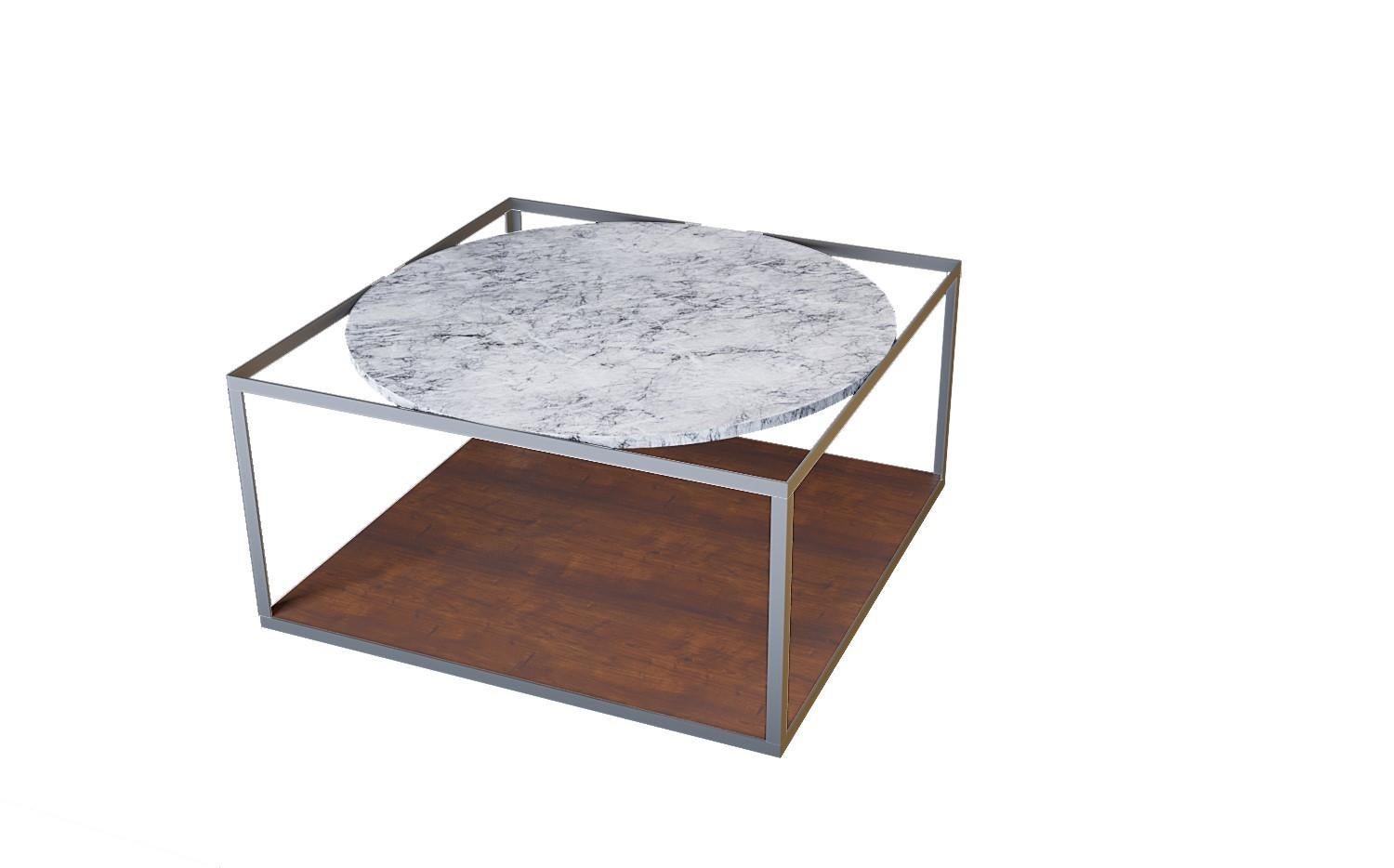 𝗣𝗿𝗼𝗱𝘂𝗰𝘁 𝗗𝗲𝘁𝗮𝗶𝗹𝘀:
NORDST GAARD Square Shape Coffee Table from Italian White Mountain Marble, Danish Modern Design, New

Harmonious rupture between rigid frames and curved tabletops. A game of geometrical shapes designed to include and