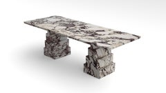 NORDST NIKO Dining Table, Italian Calacatta Marble, Danish Modern Design