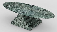 NORDST NIKO Coffee Table, Italian Green Marble, Danish Modern Design , New