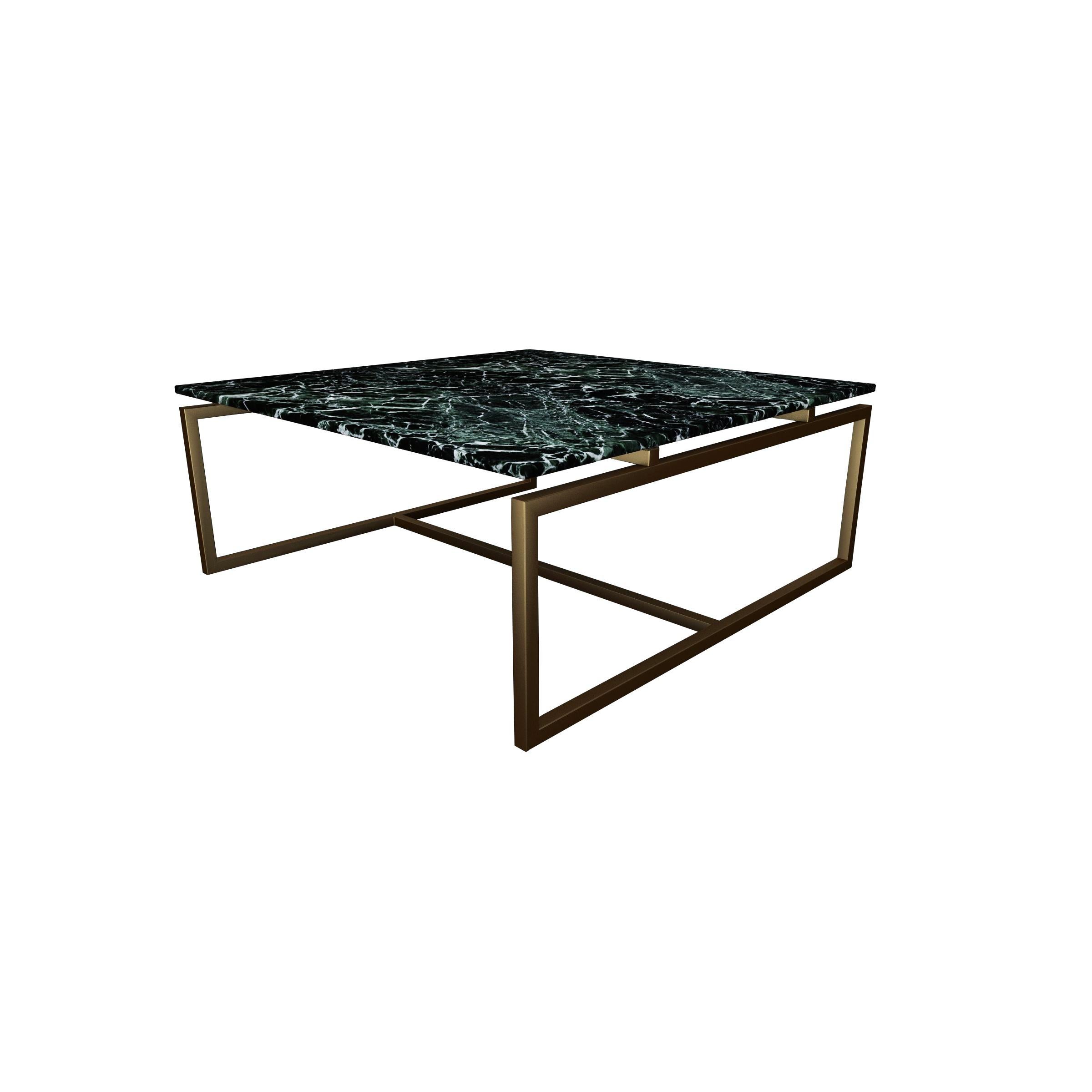 NORDST OLIVIA Couchtisch, italienischer grüner Leuchtenmarmor, dänisches modernes Design im Zustand „Neu“ im Angebot in Lisbon, PT