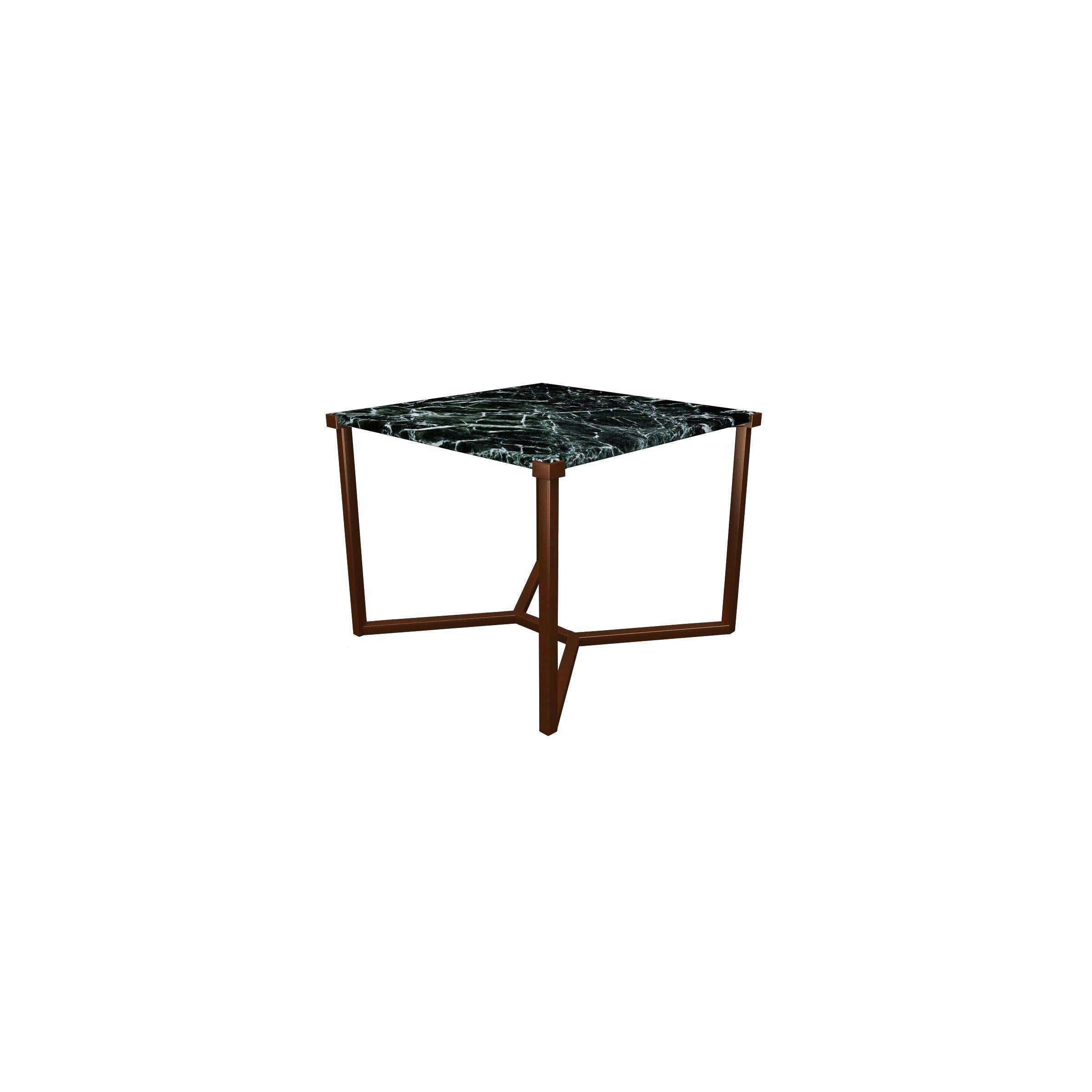 Chinese NORDST TEDDY Side Table, Italian Grey Rain Marble, Danish Modern Design, New For Sale
