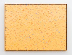 Autumn Foliage - bright, lively, colourful, layered abstract, oil on canvas