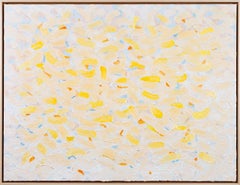 Sunny Days - Dipinto astratto a olio su tela, incorniciato, 31,5 x 41,5 pollici