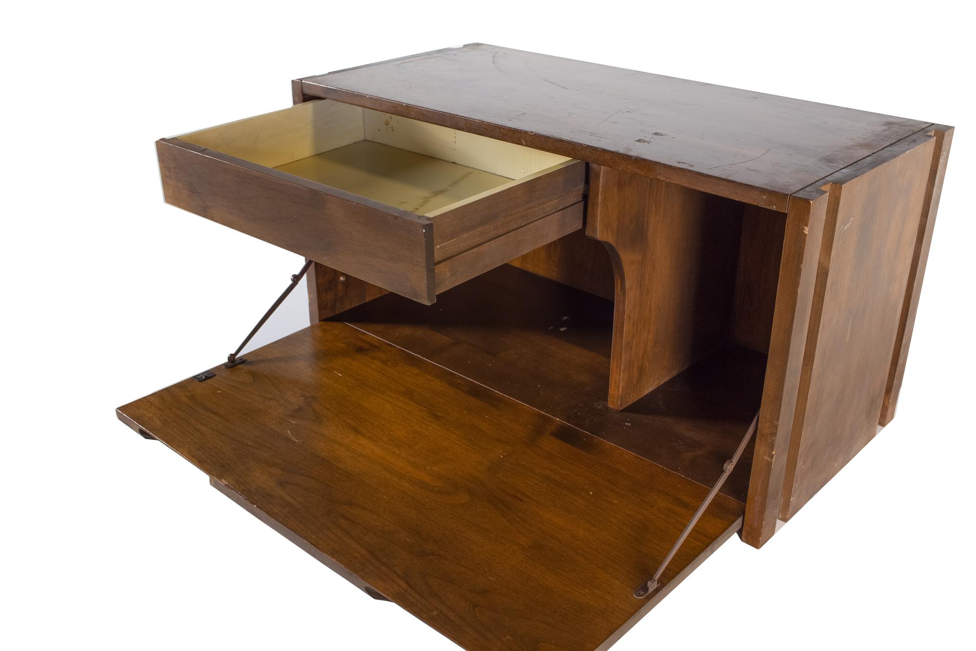 Norel Olson for Kopenhavn Mid Century Bar Desk Cabinet For Sale 3