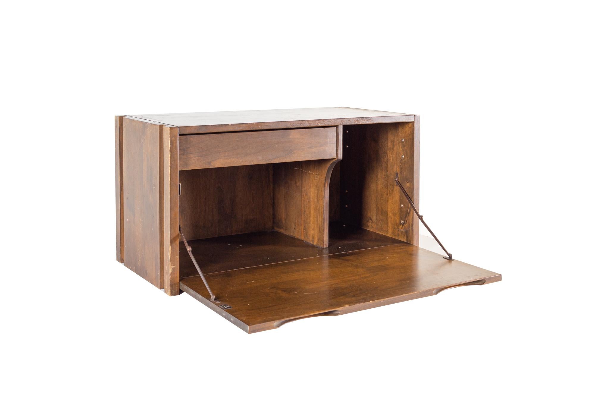 Danish Norel Olson for Kopenhavn Mid Century Bar Desk Cabinet For Sale