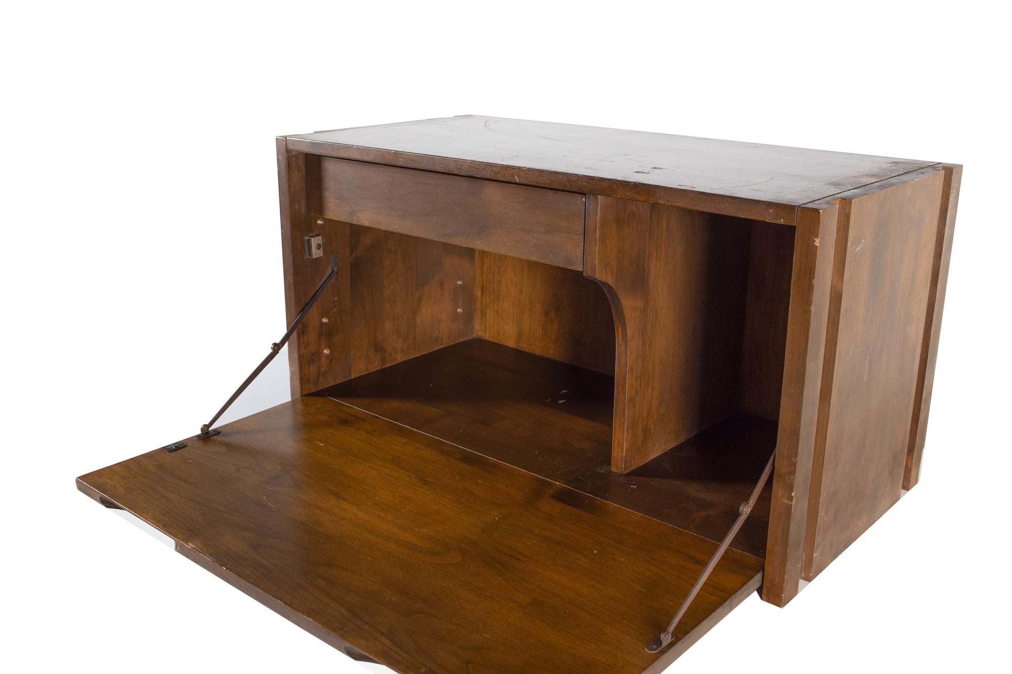 Norel Olson for Kopenhavn Mid Century Bar Desk Cabinet For Sale 1