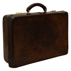 Attaché-case en cuir Norfolk:: vers 1920