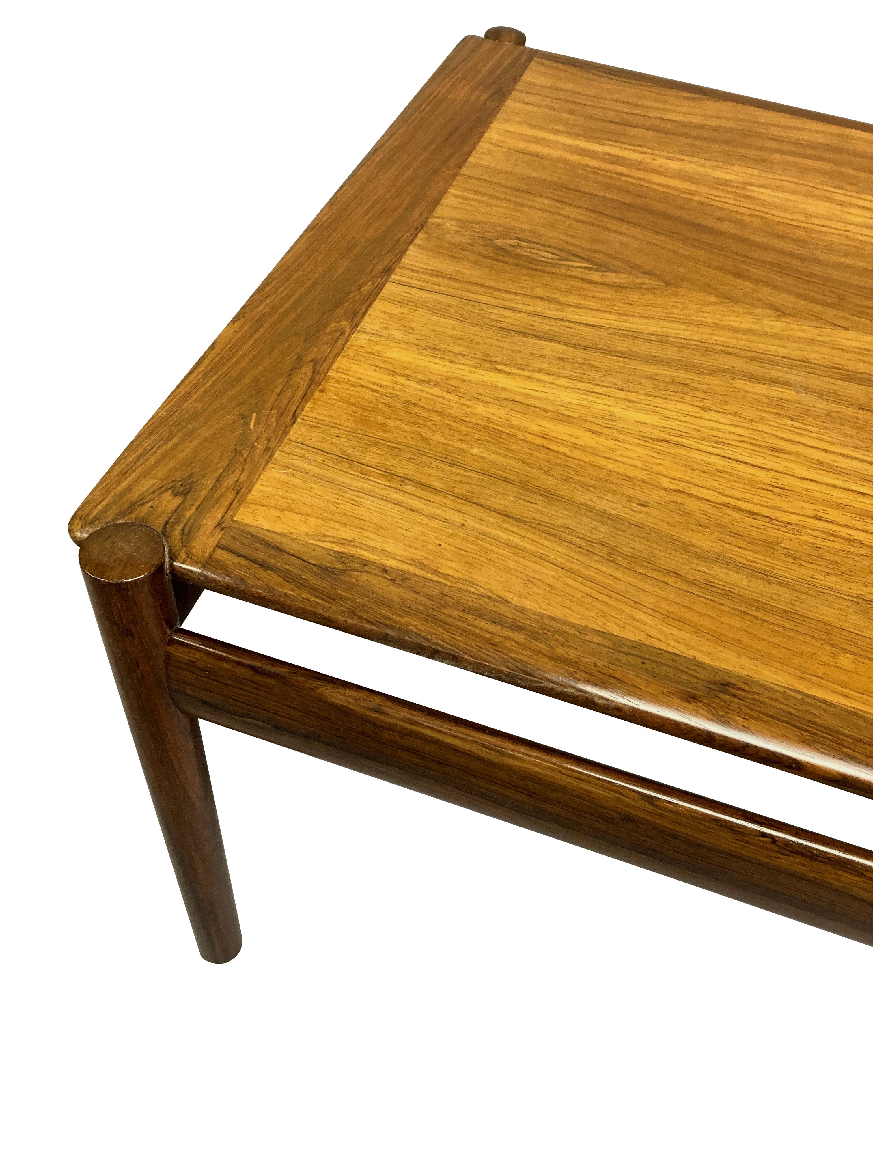 Norgwegian Rosewood Occasional Table by Dokka Mobler In Excellent Condition For Sale In London, GB