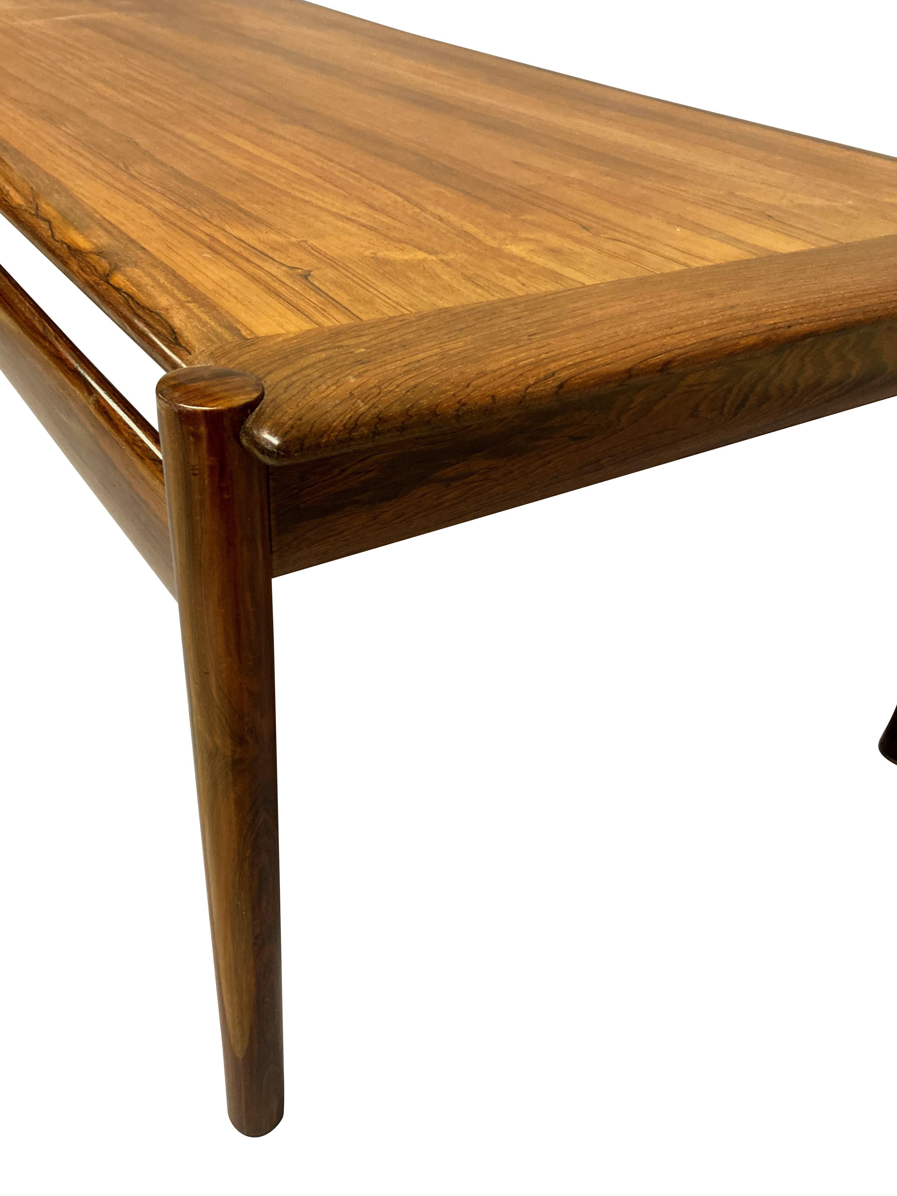 Mid-20th Century Norgwegian Rosewood Occasional Table by Dokka Mobler For Sale