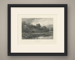 Norham Castle on the Tweed, Antique Engraving after D. McKewan, circa 1876