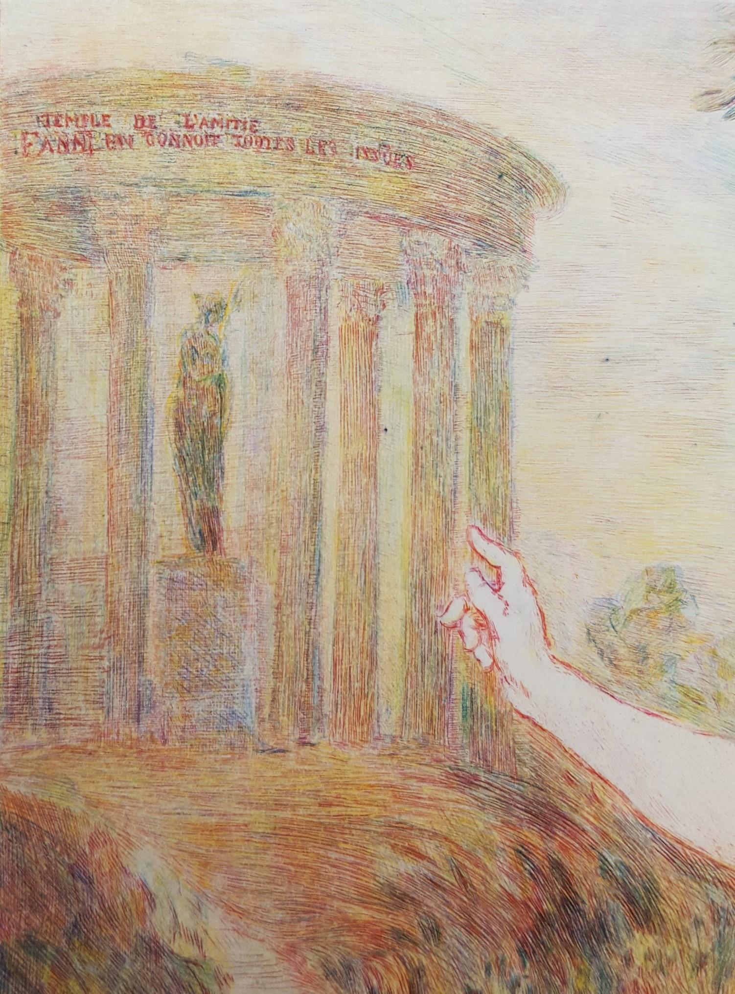 Porträt de Fanny Charrin /// Künstlerin Französischer Impressionist Moderne im Angebot 6