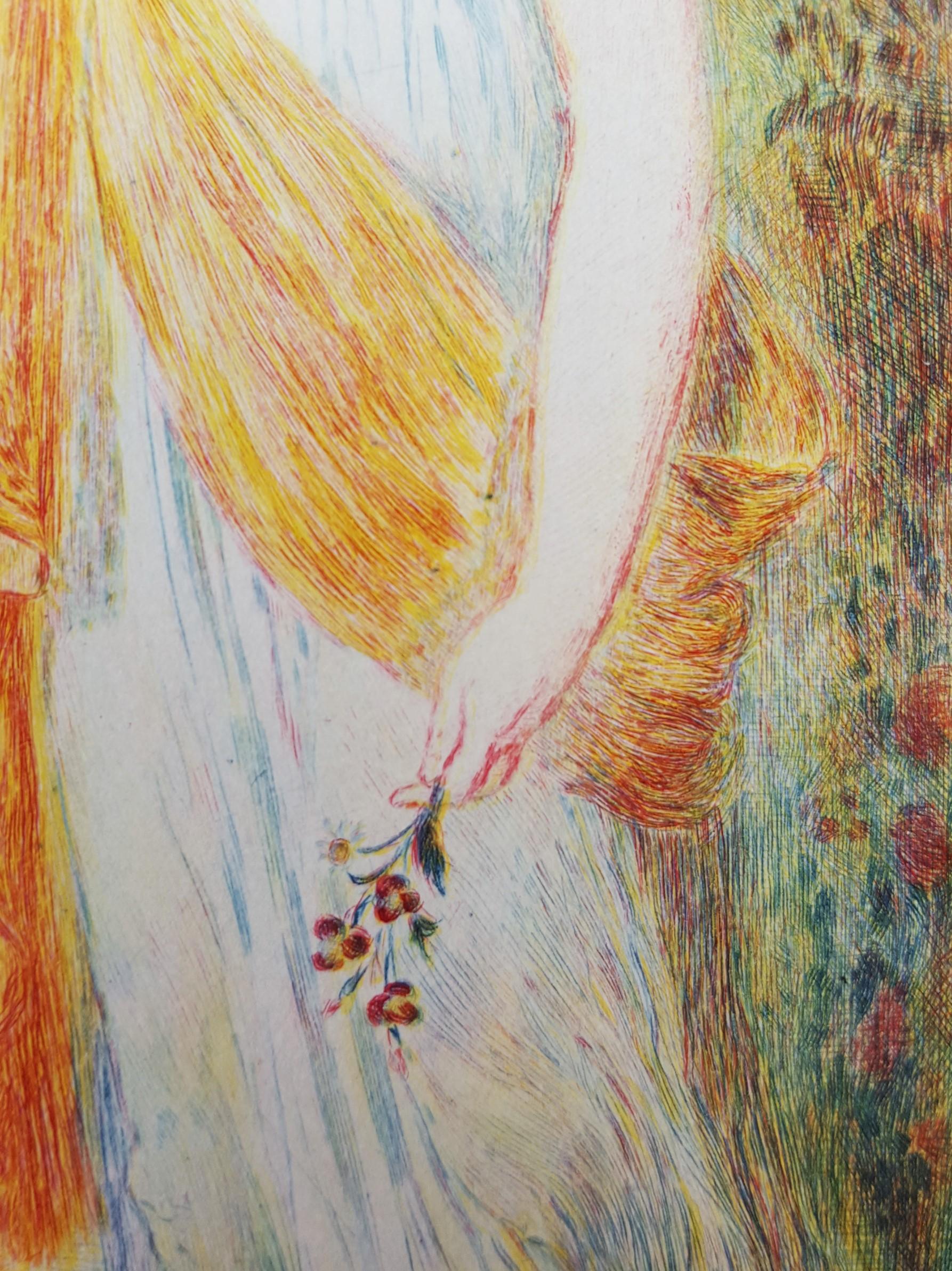 Porträt de Fanny Charrin /// Künstlerin Französischer Impressionist Moderne im Angebot 10