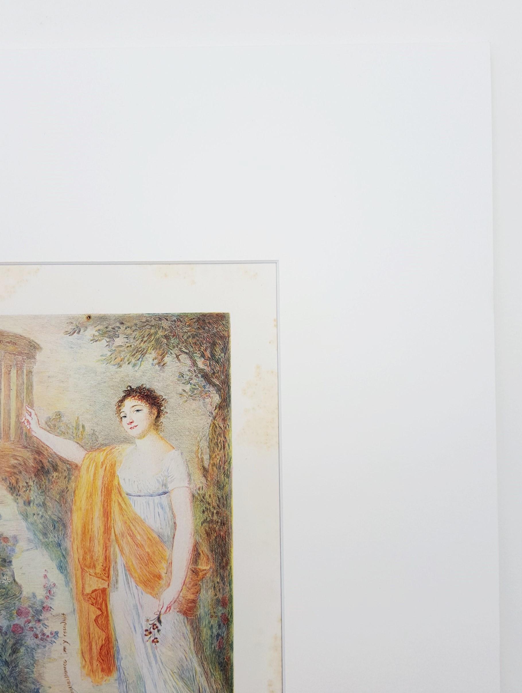 Porträt de Fanny Charrin /// Künstlerin Französischer Impressionist Moderne im Angebot 1