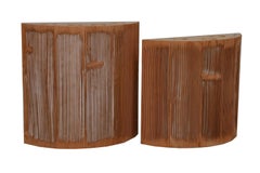 Nori Morimoto Sandblasted Wood Sconces from NOBU, 'New York City'