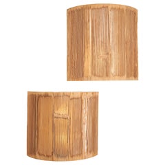 Nori Morimoto Sandblasted Wood Sconces from NOBU, 'New York City'