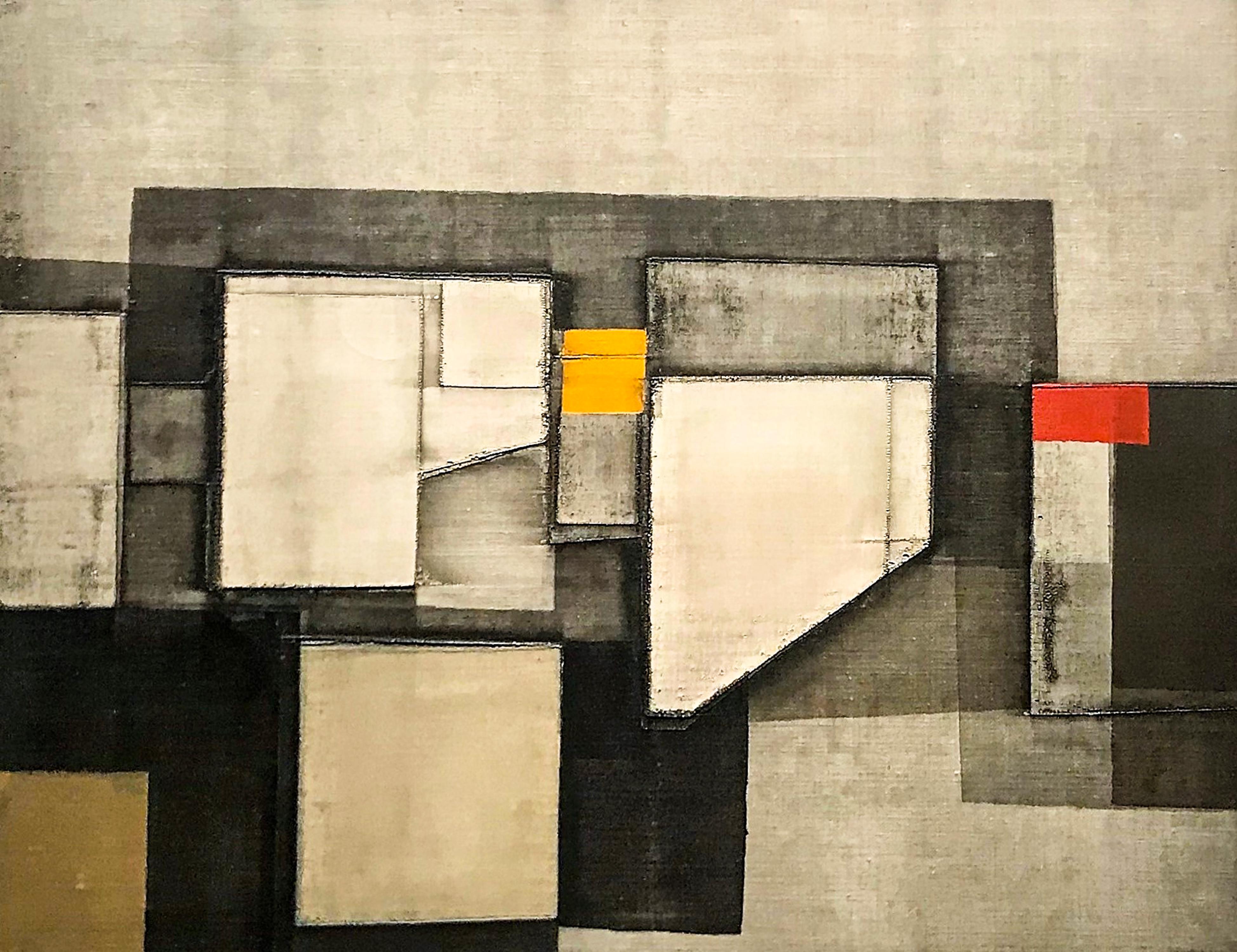 Norio Azuma "Impressive Image", artist proof abstract serigraph on canvas
