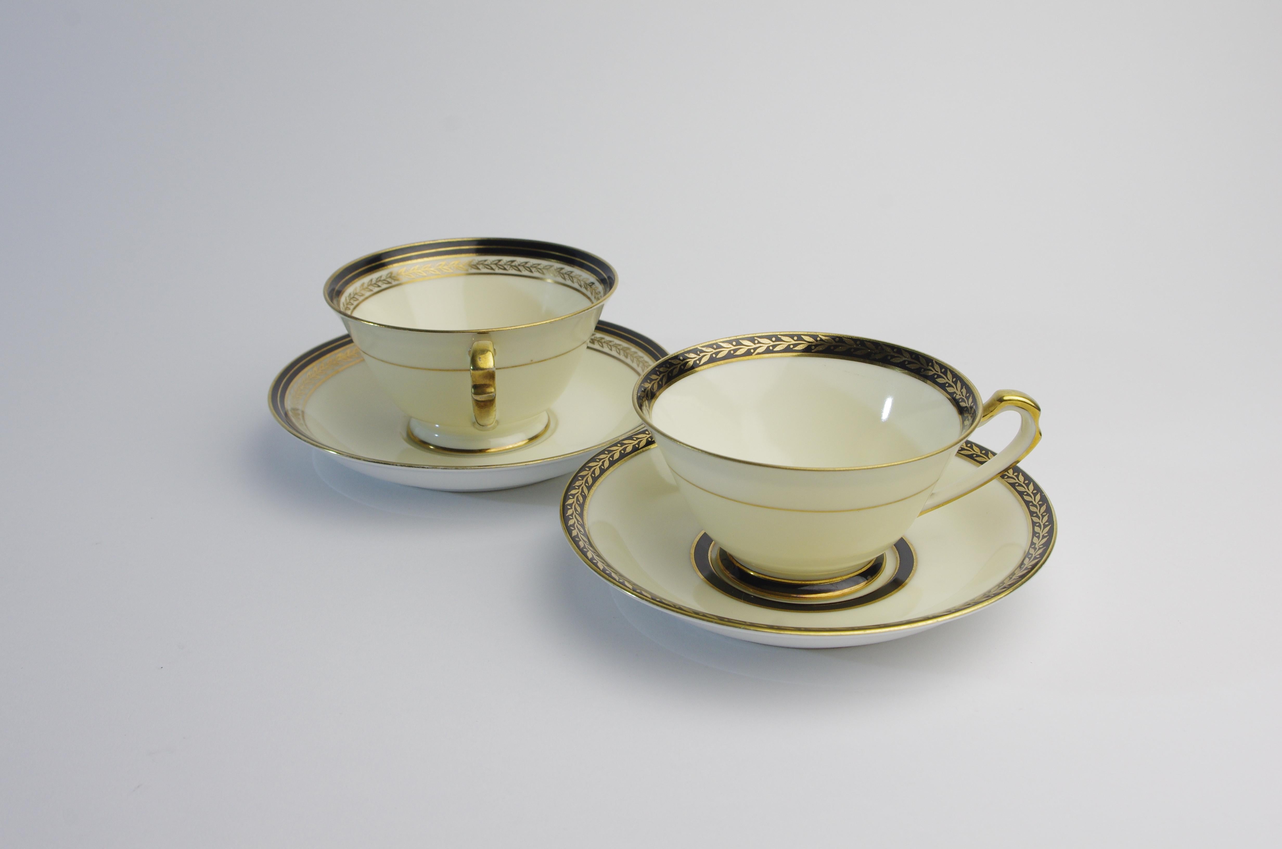 Japanese Noritake - Cup & Saucer (x2) For Sale