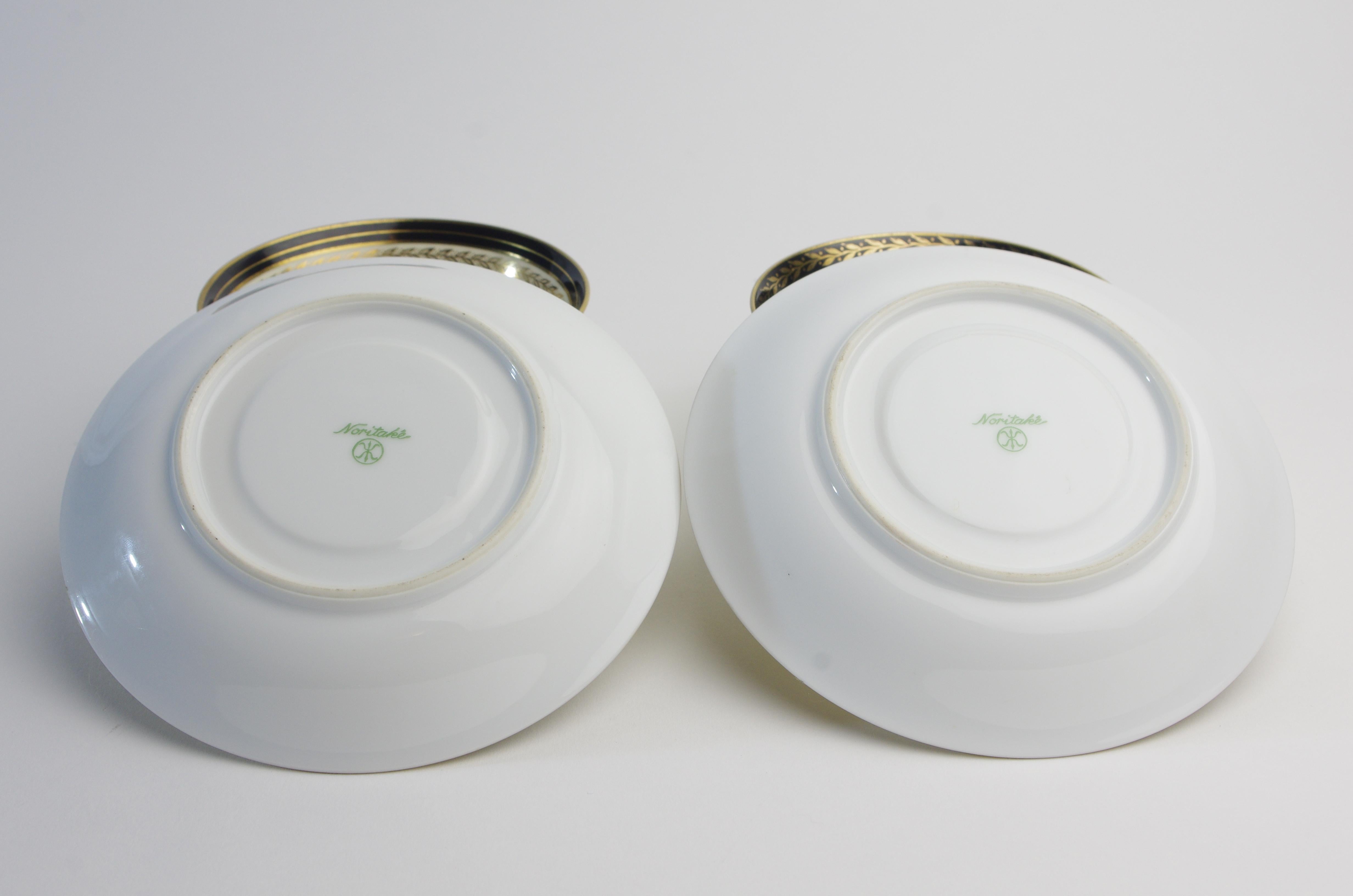20th Century Noritake - Cup & Saucer (x2) For Sale